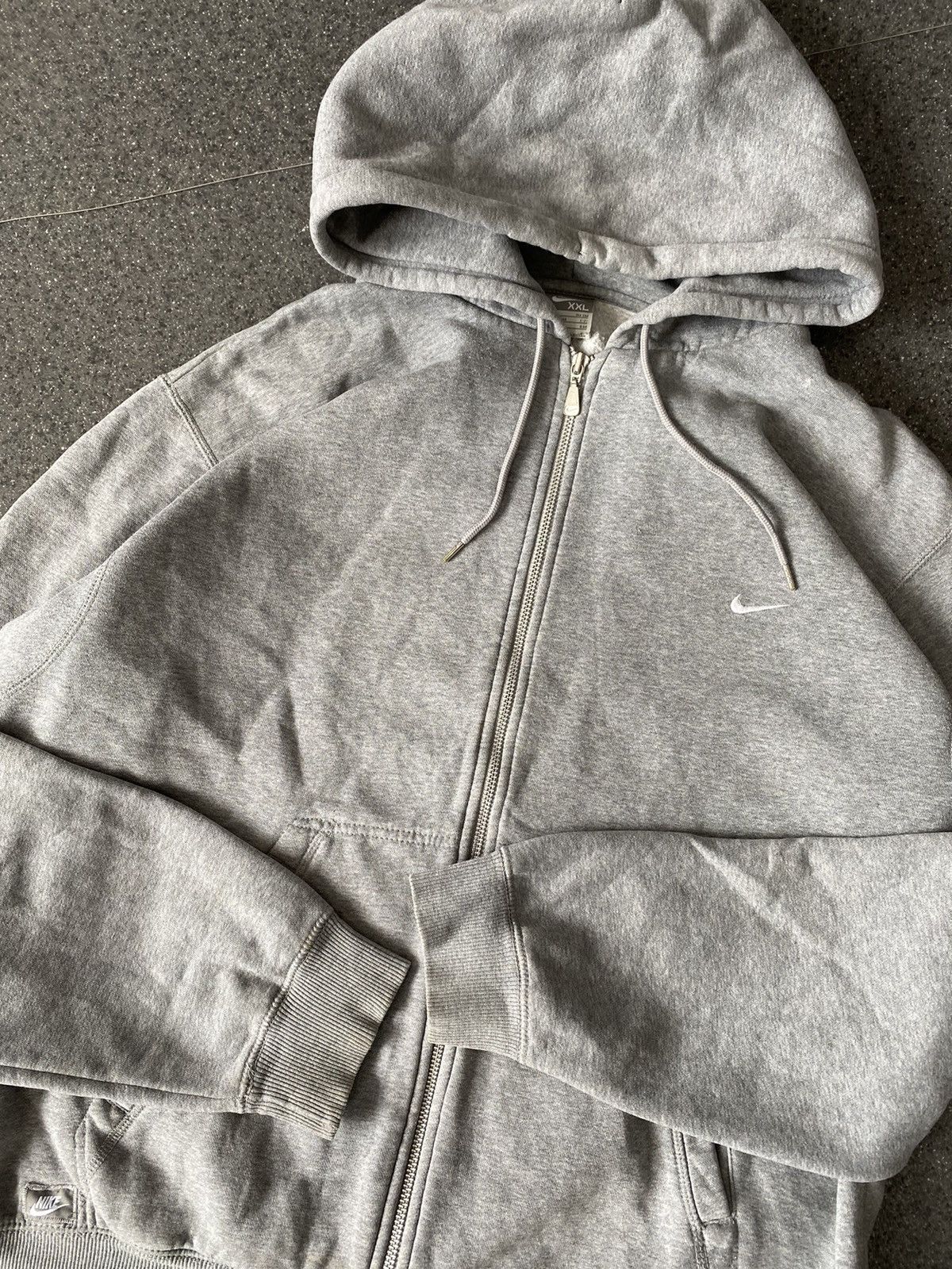 Japanese Brand × Nike × Vintage Y2K Nike Zip Hoodie XXL Size US XXL / EU 58 / 5 - 1 Thumbnail