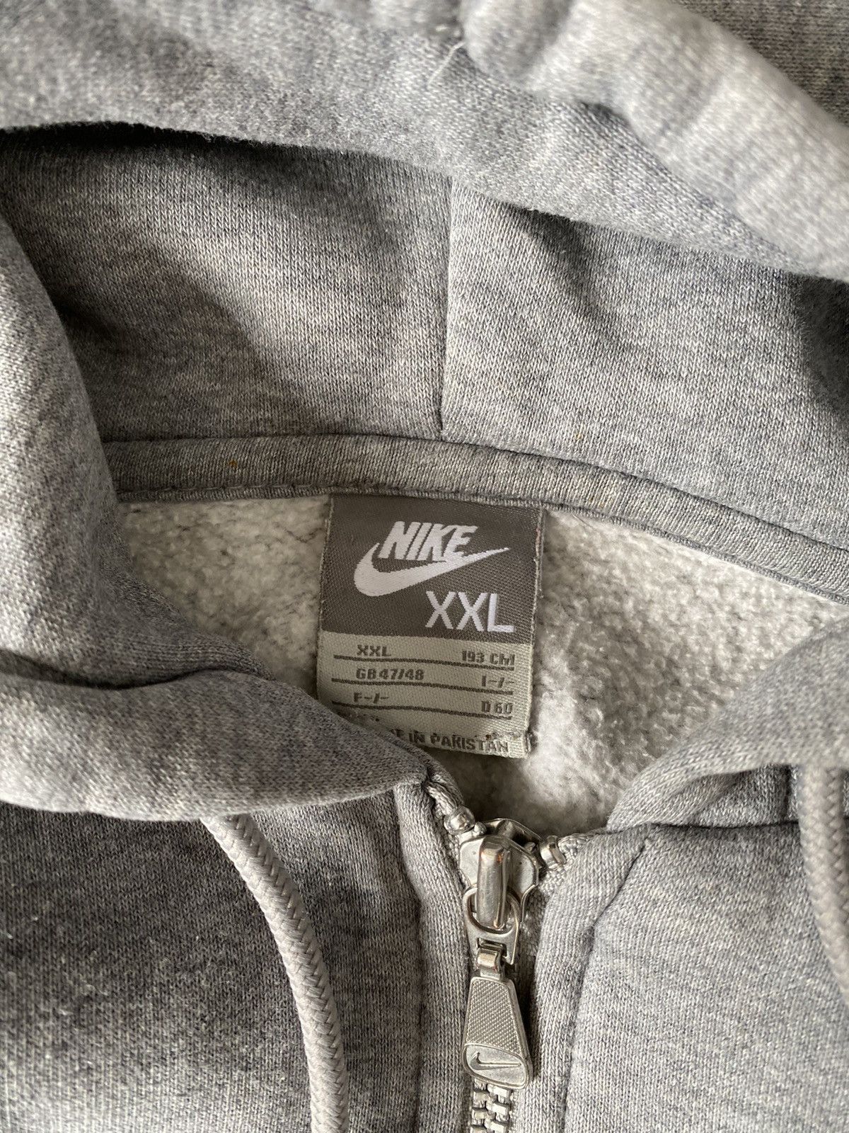Japanese Brand × Nike × Vintage Y2K Nike Zip Hoodie XXL Size US XXL / EU 58 / 5 - 3 Thumbnail