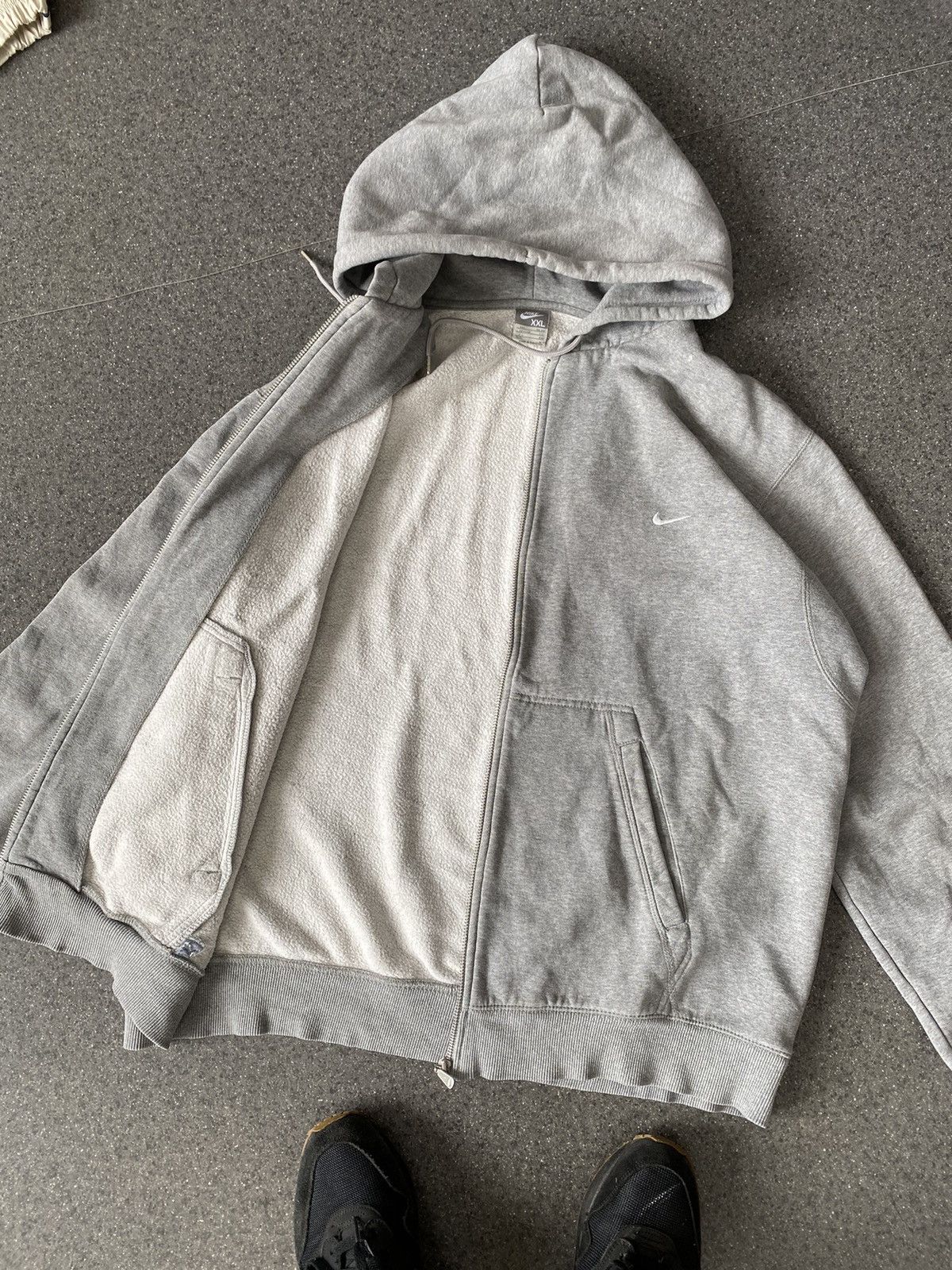Japanese Brand × Nike × Vintage Y2K Nike Zip Hoodie XXL Size US XXL / EU 58 / 5 - 5 Thumbnail