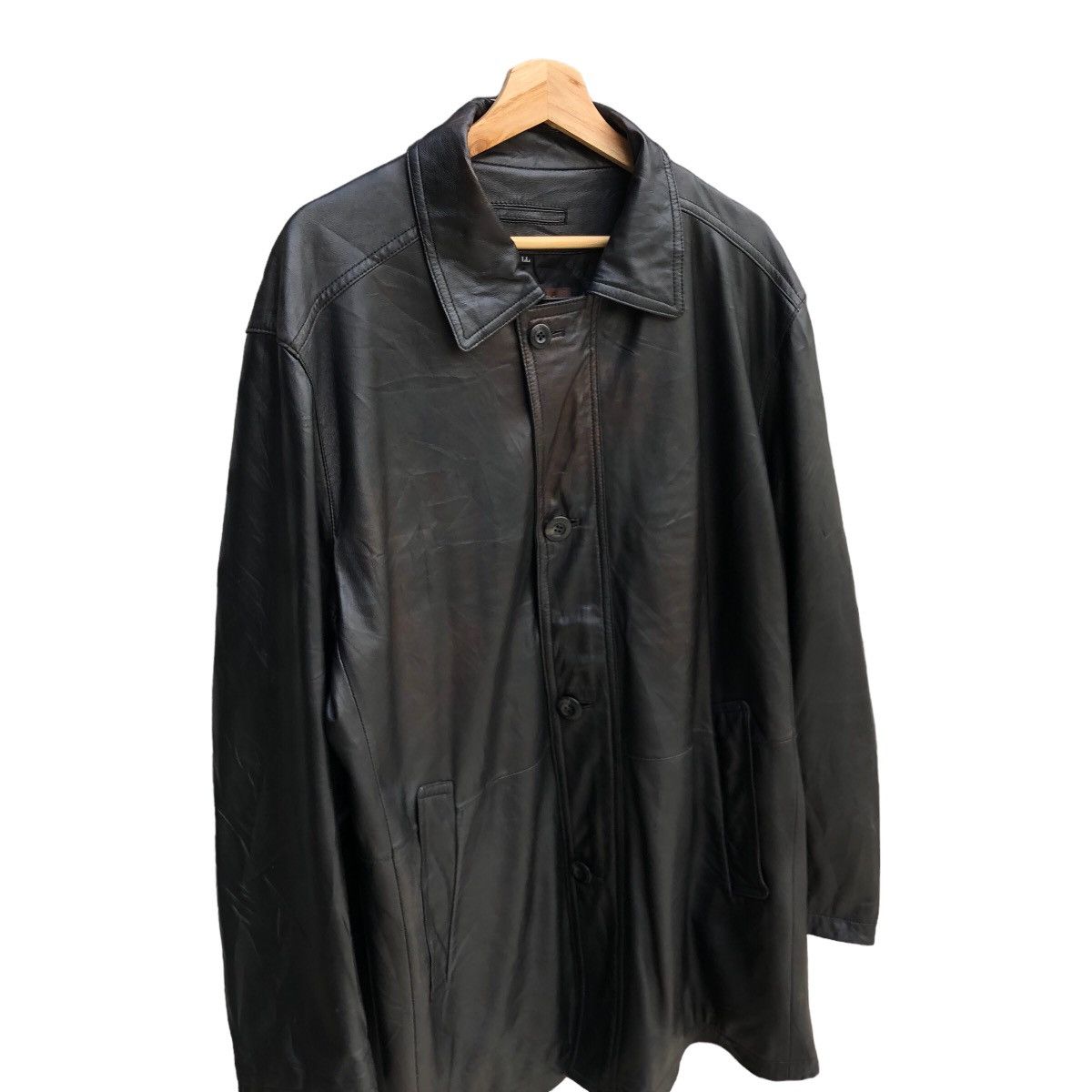 Balmain SS16 Balmain Leather Sheep Coat Size US L / EU 52-54 / 3 - 3 Thumbnail