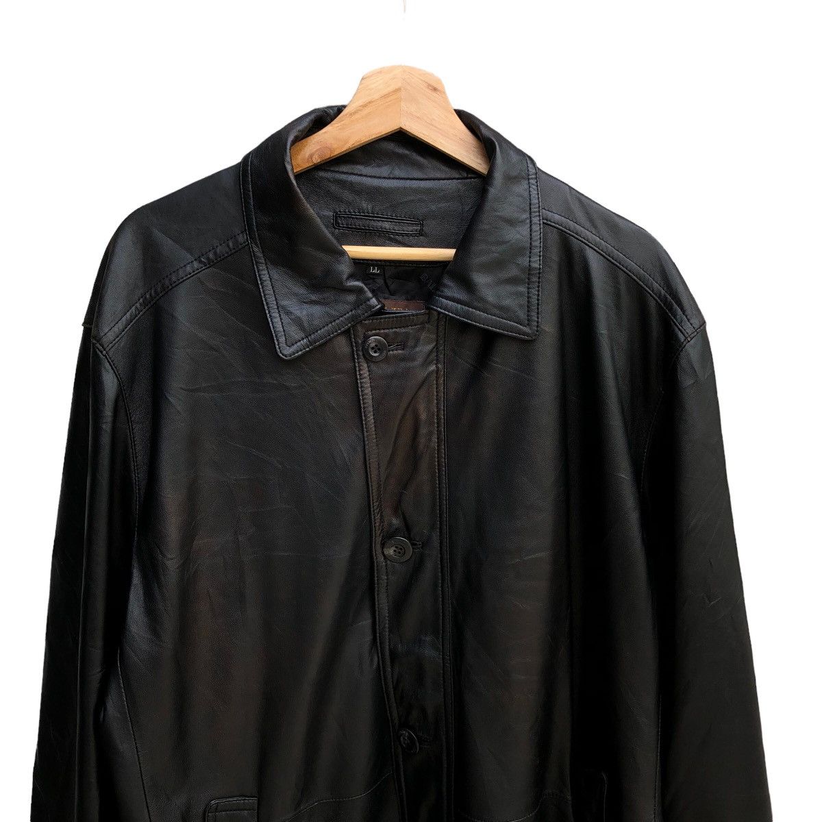 Balmain SS16 Balmain Leather Sheep Coat Size US L / EU 52-54 / 3 - 10 Thumbnail