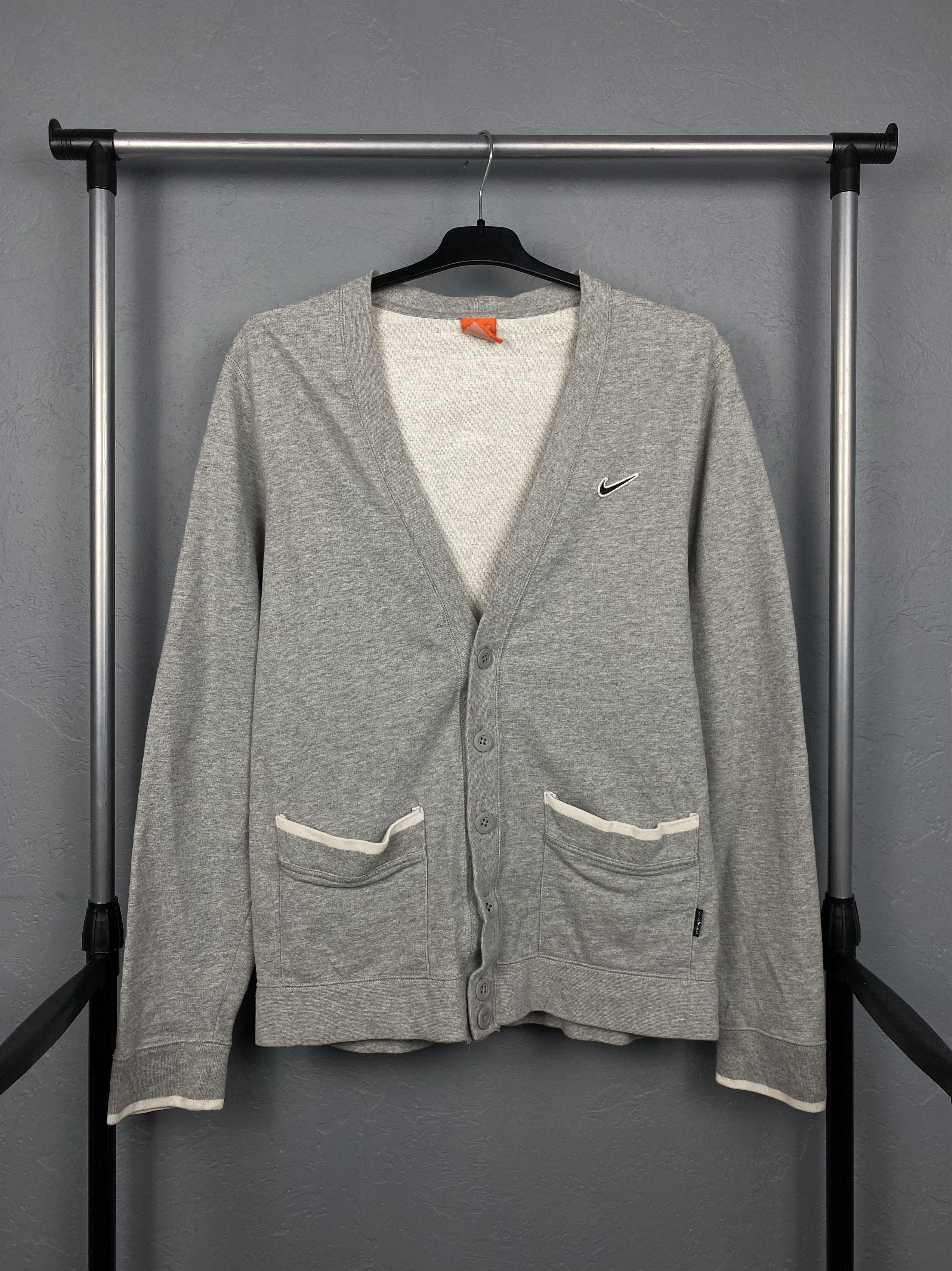 Nike Nike Vintage Mens Cardigan Sweatshirt Hoodie Y2K Size US L / EU 52-54 / 3 - 1 Thumbnail