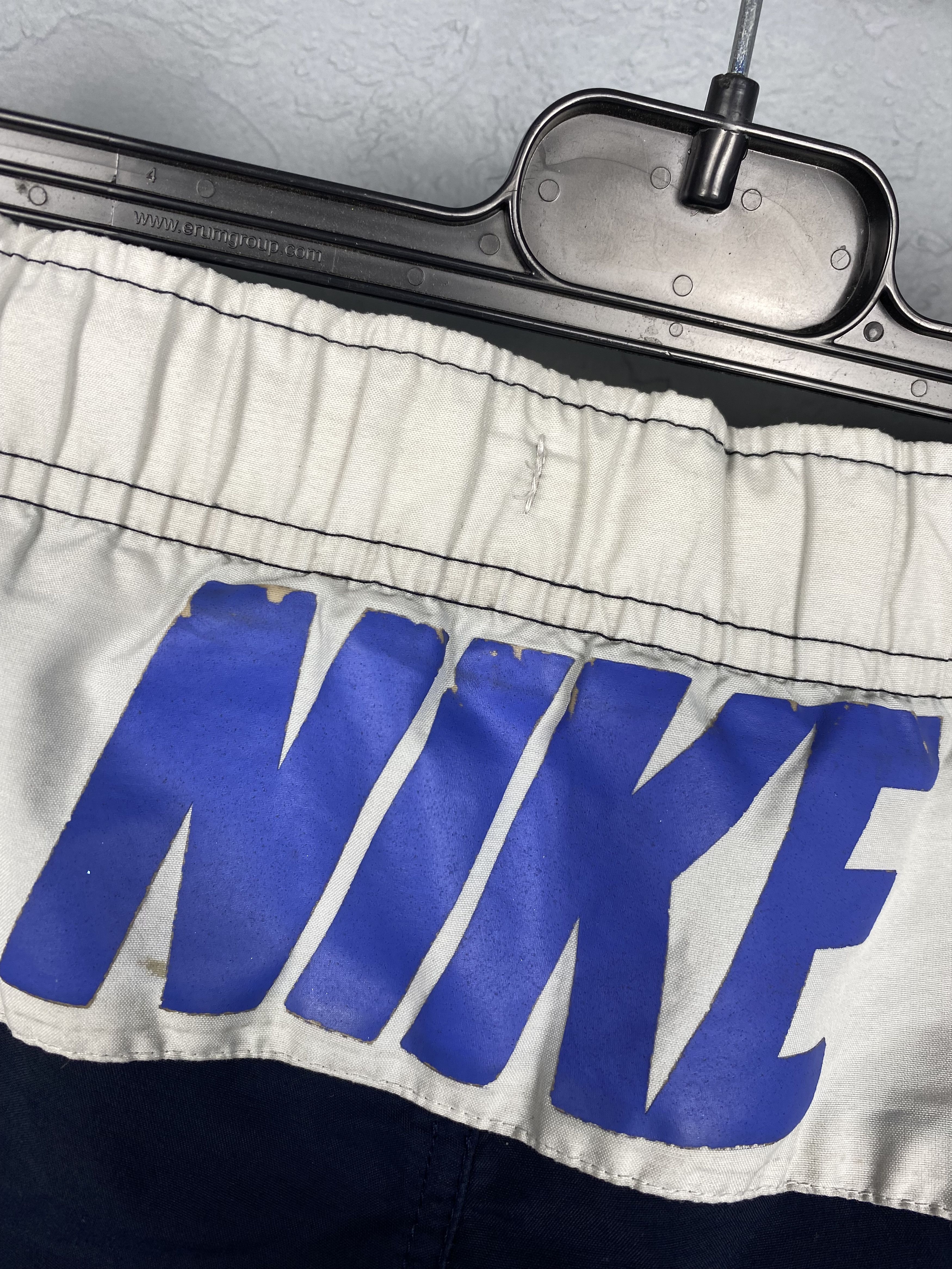 Nike × Vintage Nike Vintage Mens Nylon Shorts Y2K Swoosh Size US 34 / EU 50 - 3 Thumbnail