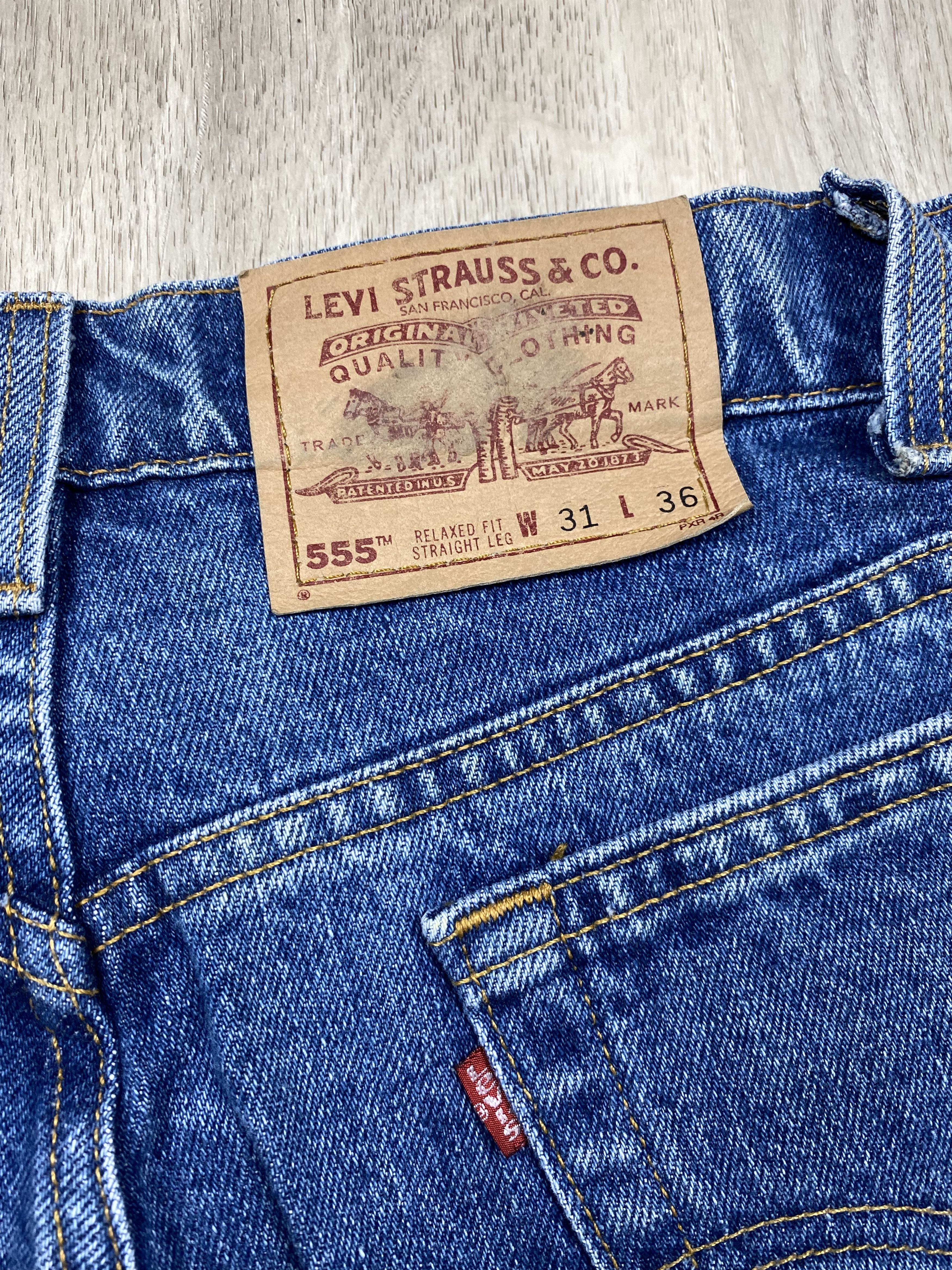Levi's Levi's 555 90s Vintage Denim Pants Jeans Size US 31 - 2 Thumbnail