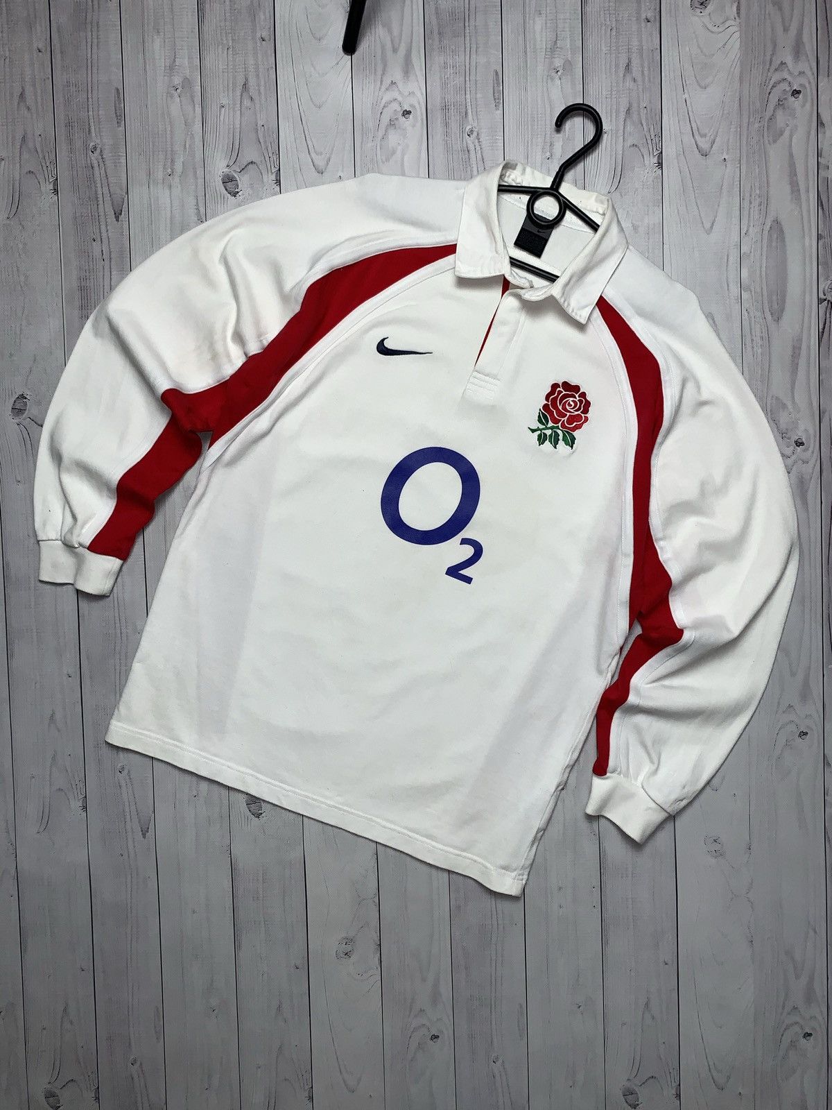 Nike Vintage Nike rugby jersey England size M logo Size US M / EU 48-50 / 2 - 1 Thumbnail