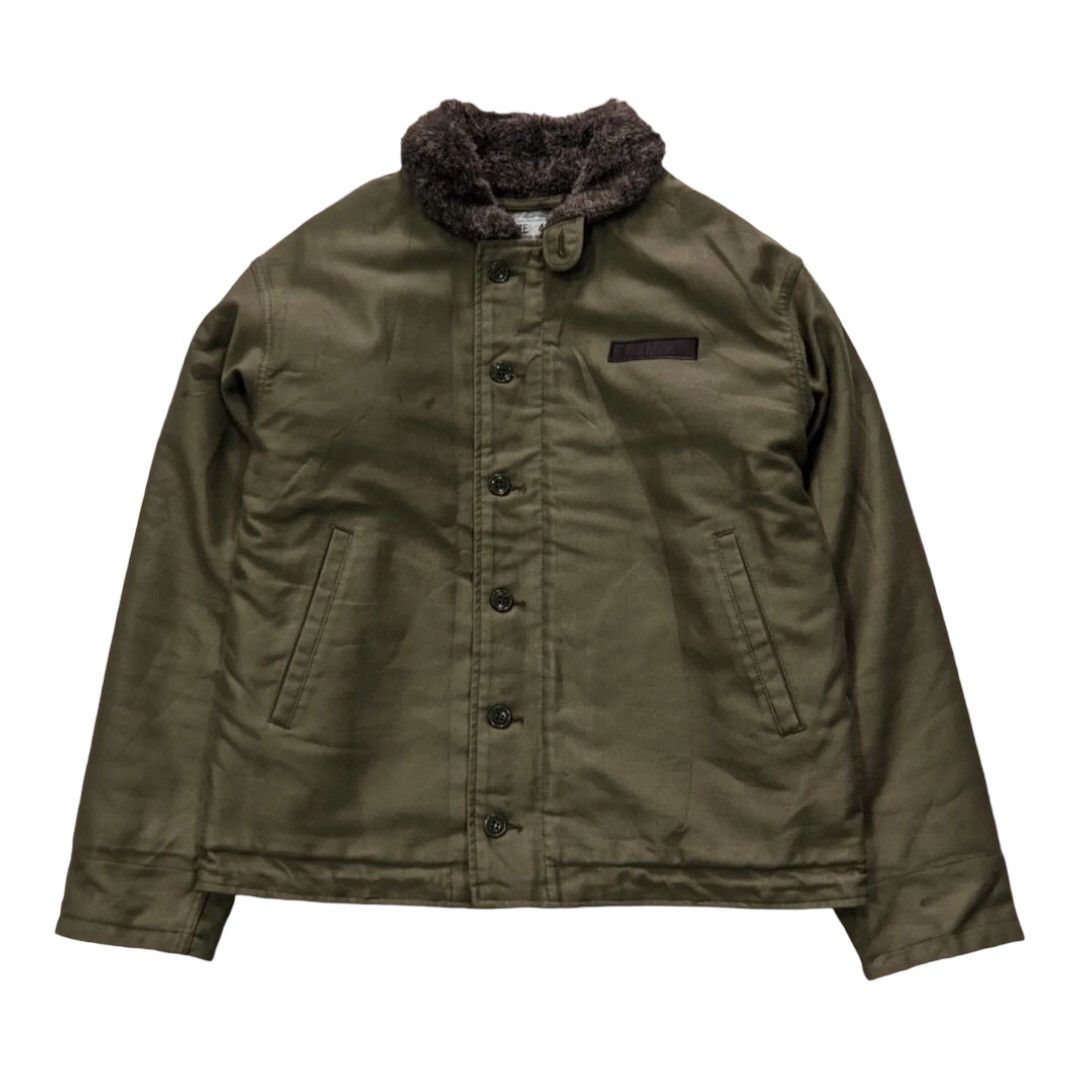 Japanese Brand × Vintage True Vintage 50s Houston USN N-1 Deck Jacket Size US M / EU 48-50 / 2 - 2 Thumbnail