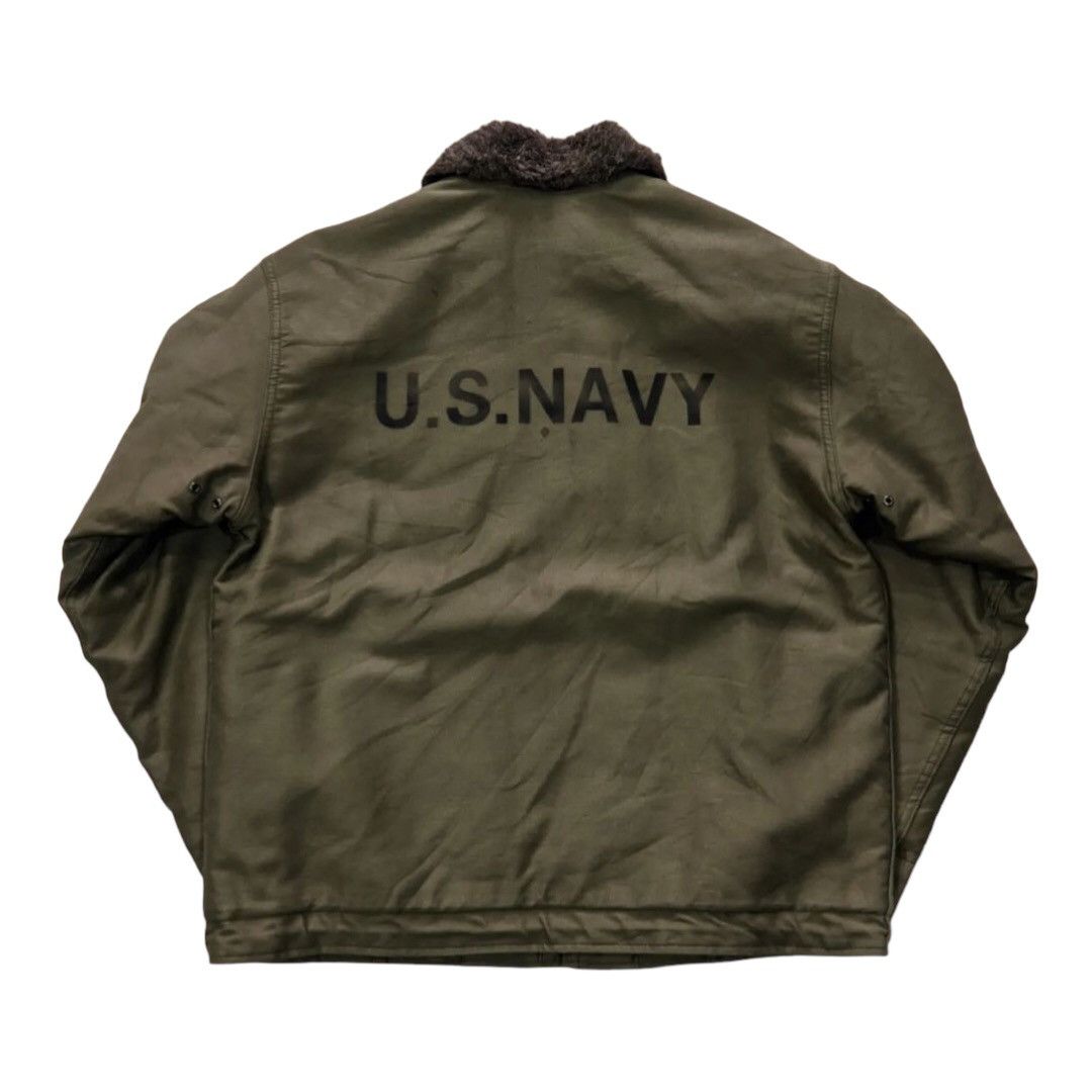 image of True Vintage 50S Houston Usn N-1 Deck Jacket in Khaki, Men's (Size Medium)