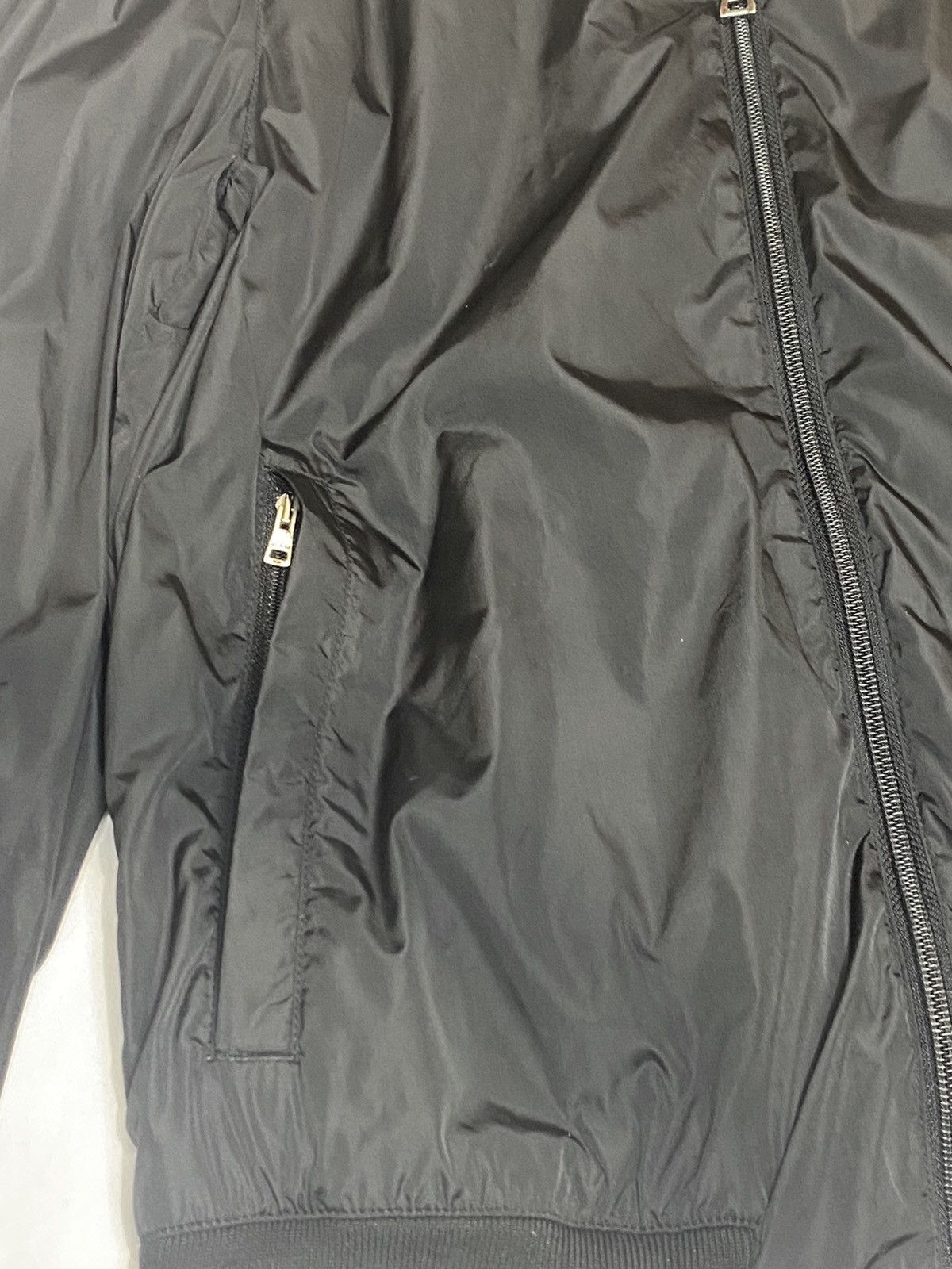 Gucci *FINAL* GUCCI BLACK NYLON LIGHT HOODED WINDBREAKER JACKET 46 Size US S / EU 44-46 / 1 - 12 Thumbnail