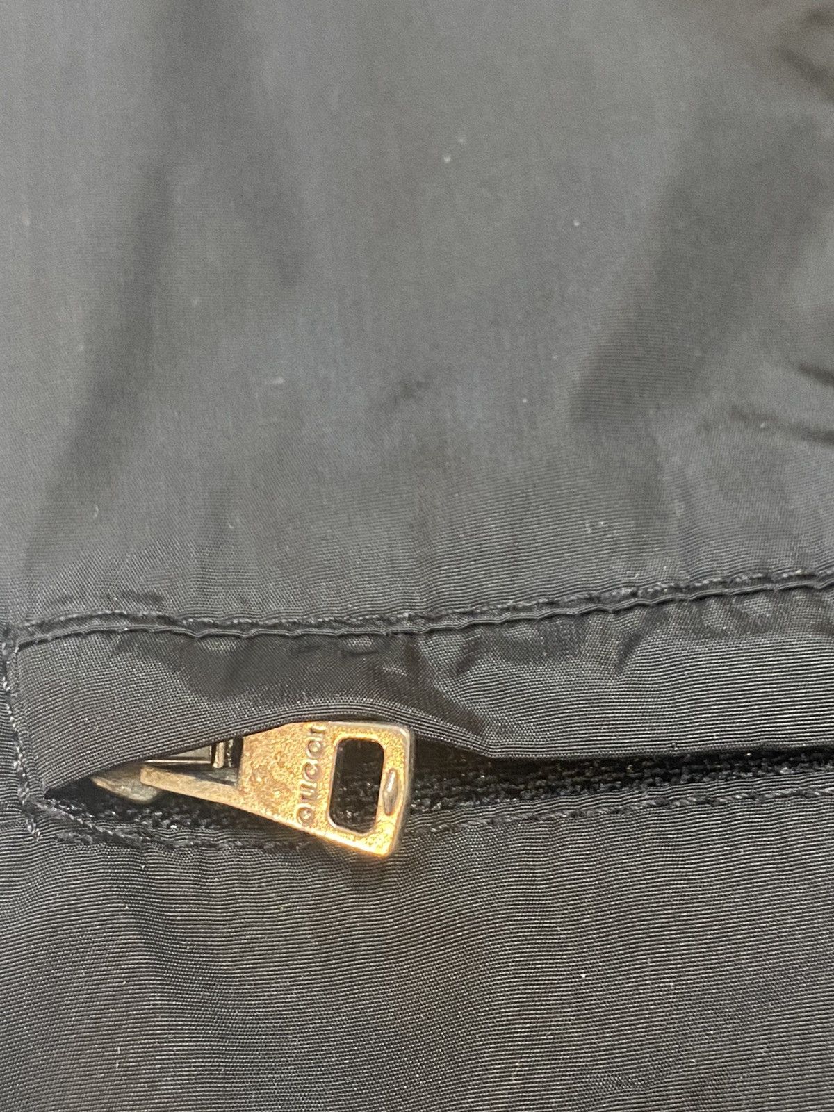 Gucci *FINAL* GUCCI BLACK NYLON LIGHT HOODED WINDBREAKER JACKET 46 Size US S / EU 44-46 / 1 - 19 Thumbnail
