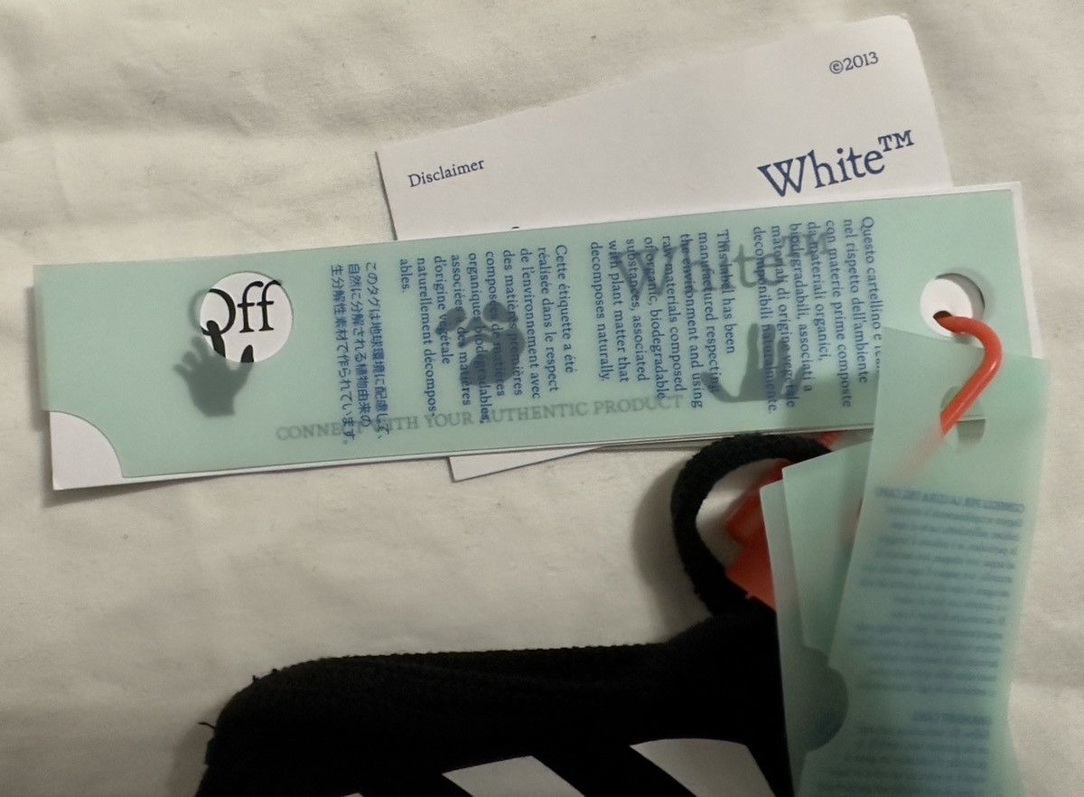 Off-White Off-White Diagonal Stripe Face Mask Size ONE SIZE - 12 Thumbnail