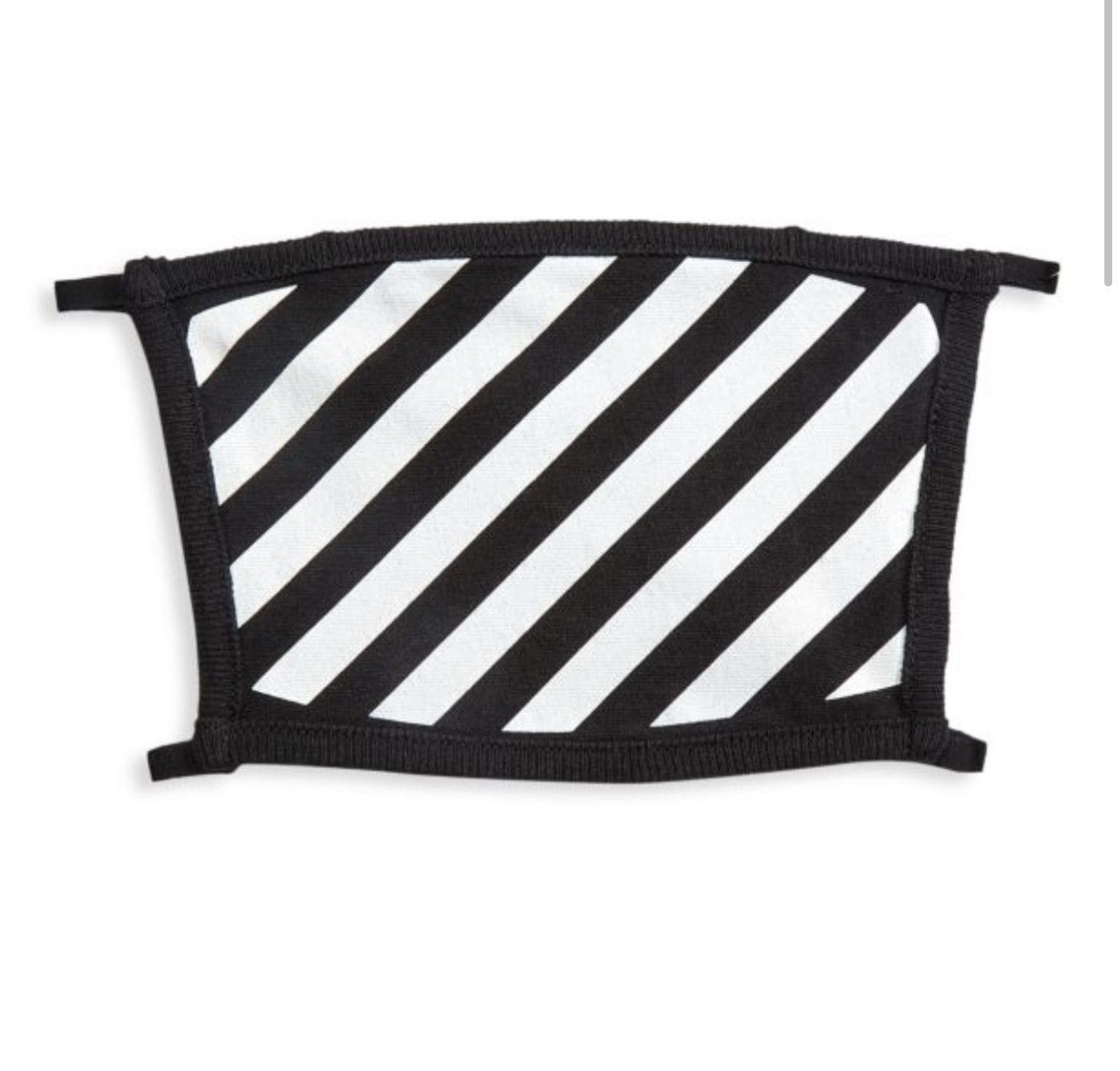Off-White Off-White Diagonal Stripe Face Mask Size ONE SIZE - 1 Thumbnail