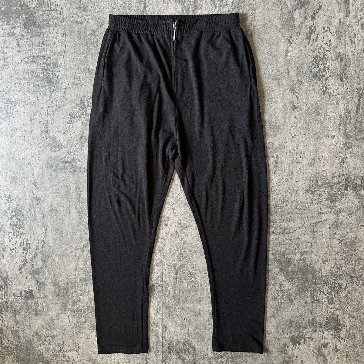 image of Yasuyuki Ishii Zipper Sweatpants in Black, Men's (Size 32)