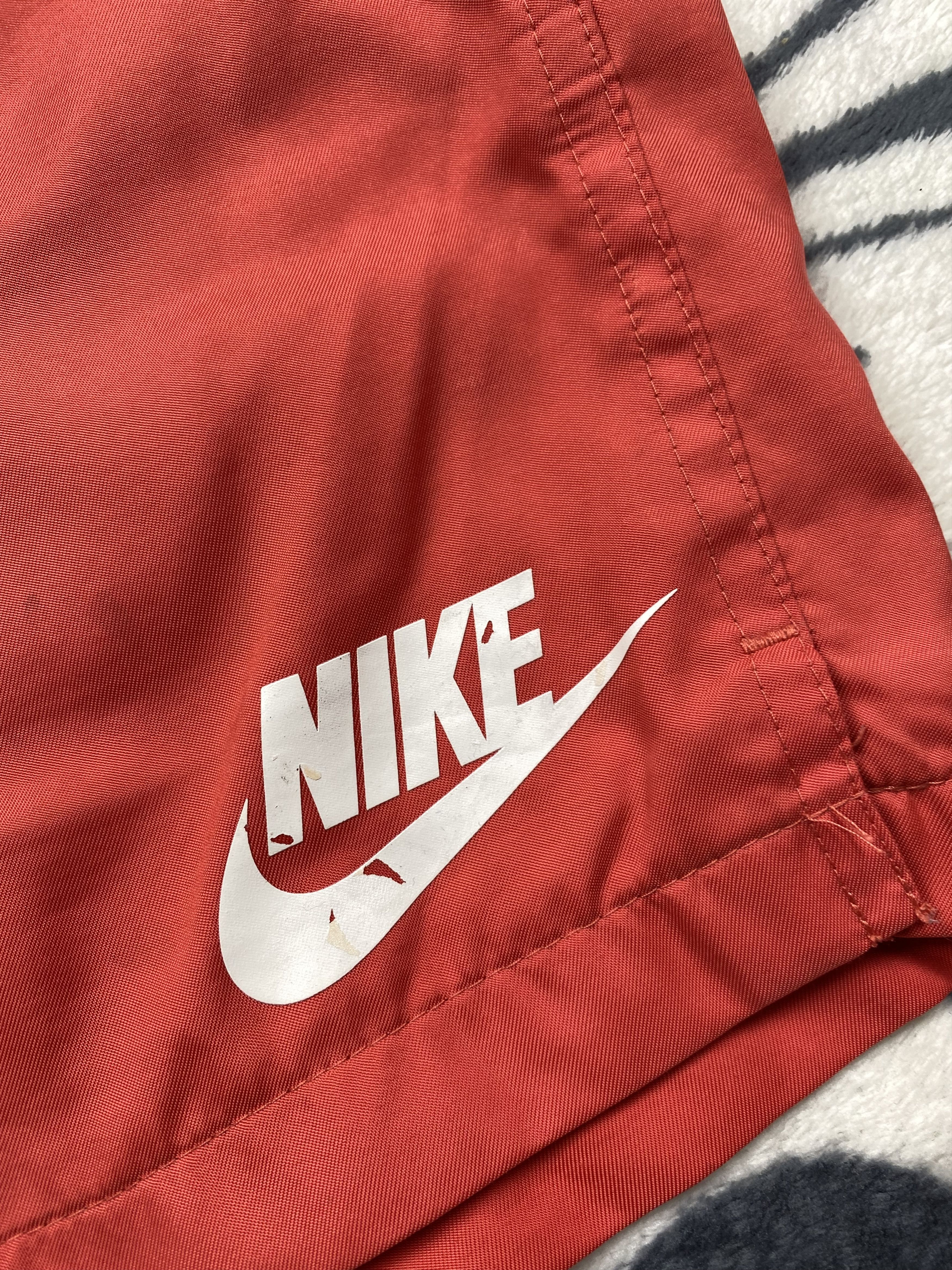 Nike × Vintage Nike Vintage Mens Nylon Shorts Swoosh Y2K Size US 36 / EU 52 - 3 Thumbnail