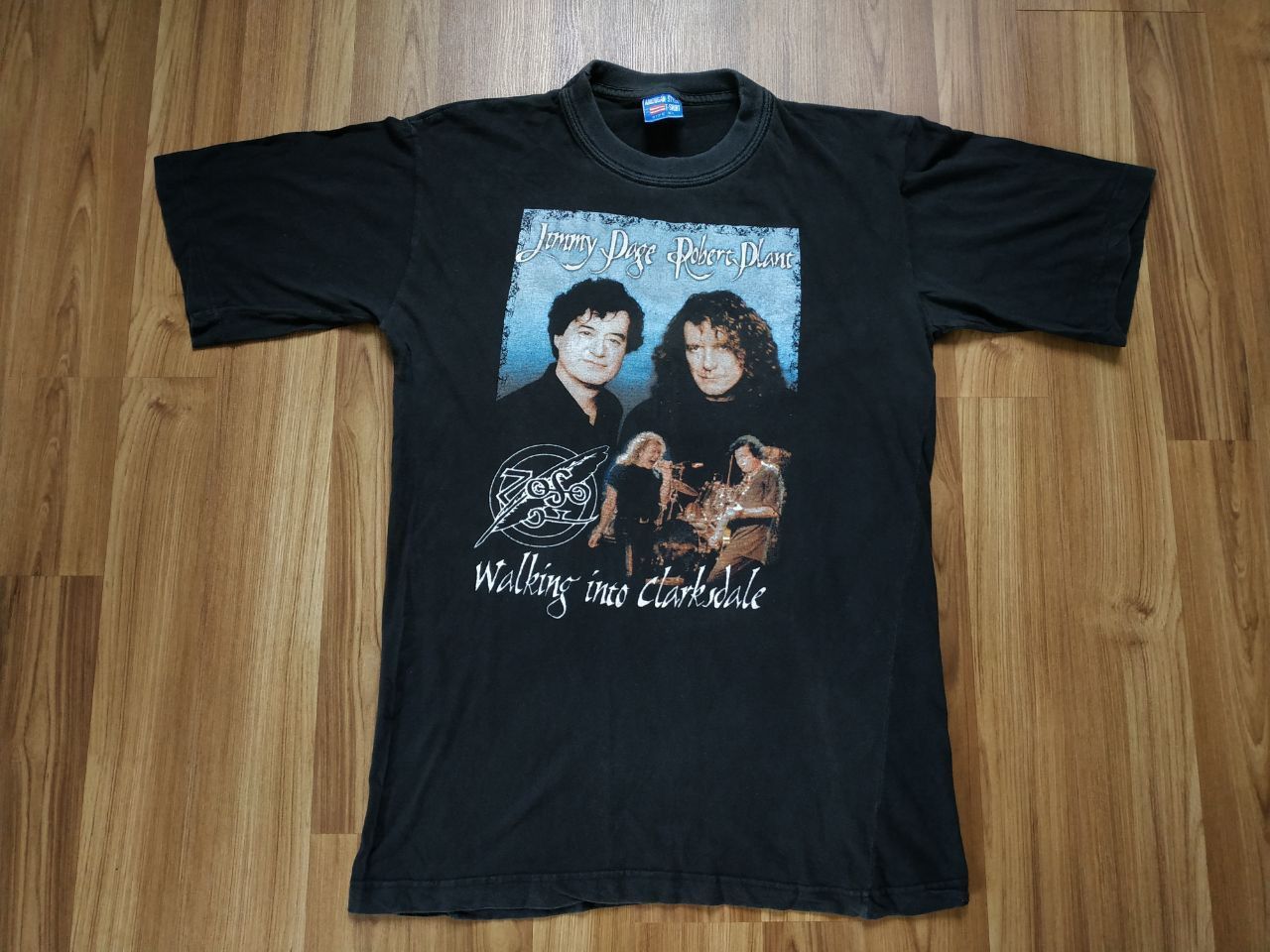 Band Tees Vintage Jimmy Page Robert Plant Zoso T Shirt Led Zeppelin Size US L / EU 52-54 / 3 - 1 Thumbnail