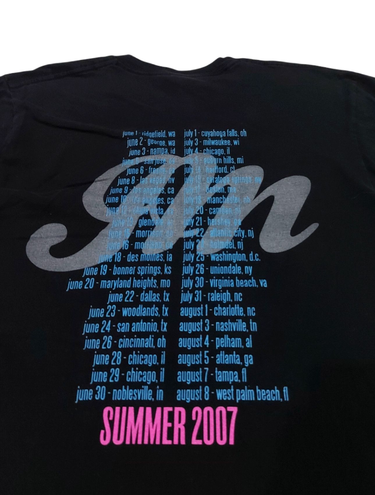 Band Tees × John Mayer RARE! JOHN MAYER SUMMER TOUR 2007 Size US M / EU 48-50 / 2 - 7 Thumbnail
