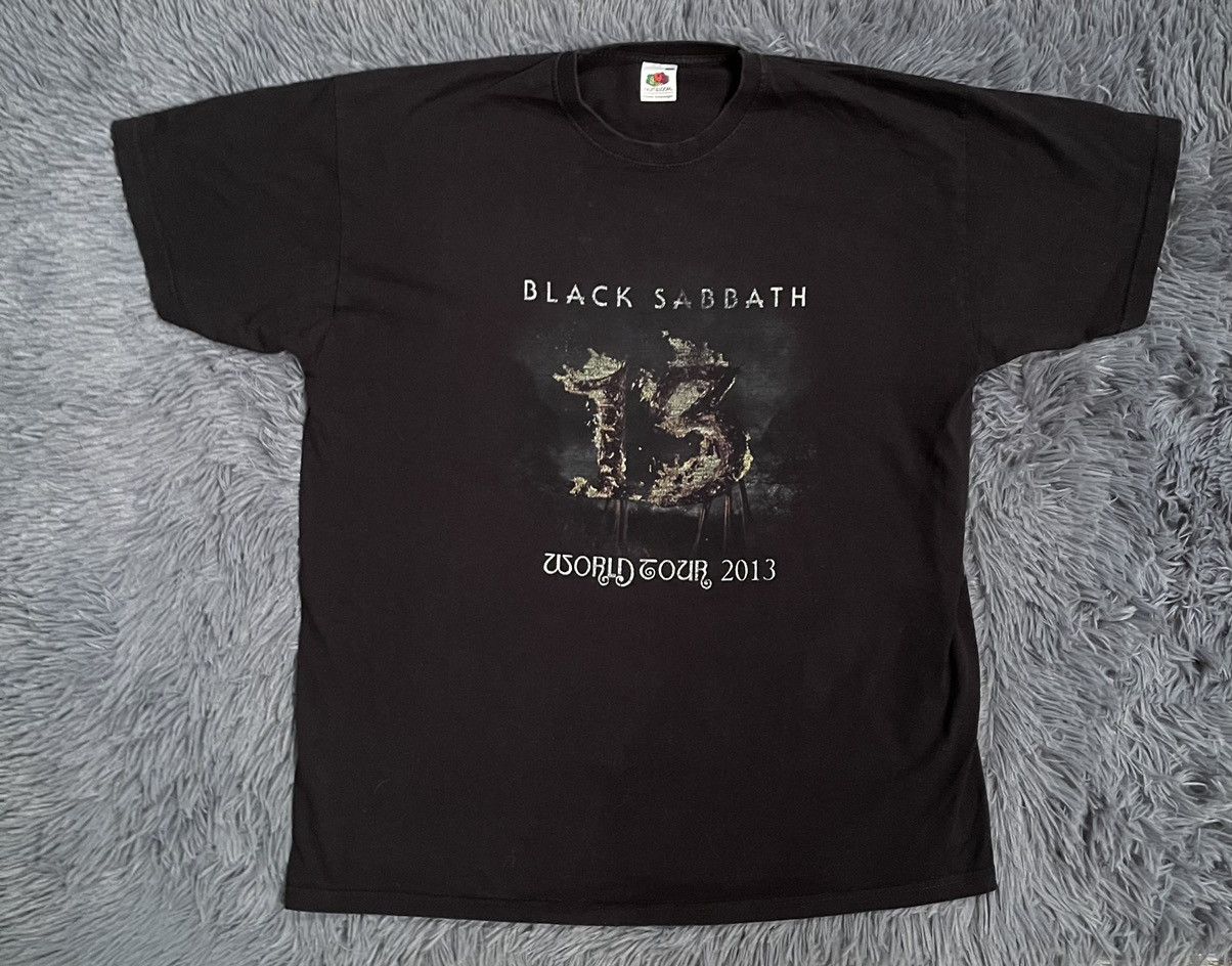 Band Tees × Black Sabbath × Vintage Black Sabbath 2013 vintage official world tour t-shirt Size US XL / EU 56 / 4 - 1 Thumbnail