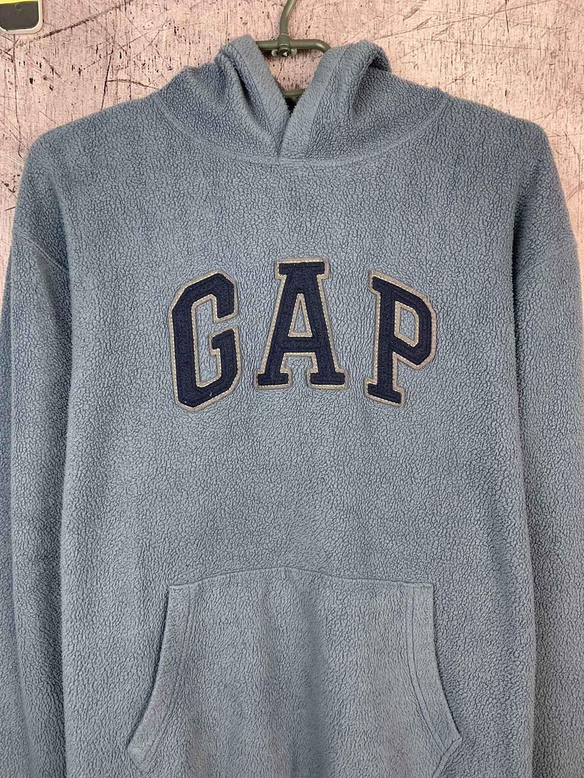 Gap Gap Vintage Mens Fleece Hoodie Size US L / EU 52-54 / 3 - 2 Thumbnail