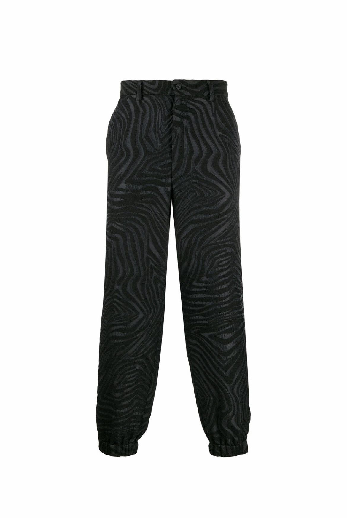 Emporio Armani Cuffed jacquard trousers