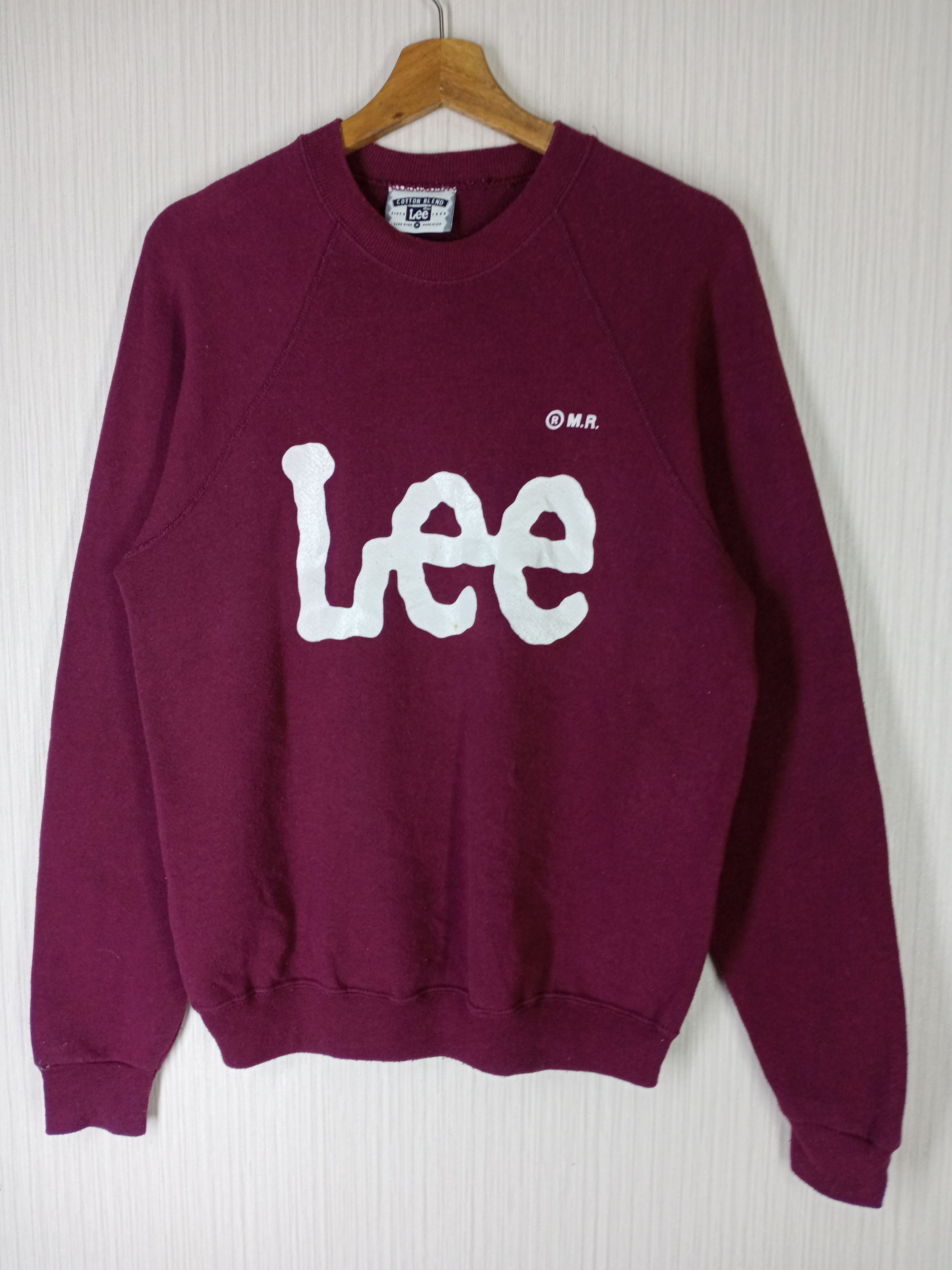 Rare Vintage 90s Lee Big Logo Crewneck Sweatshirt Pullover