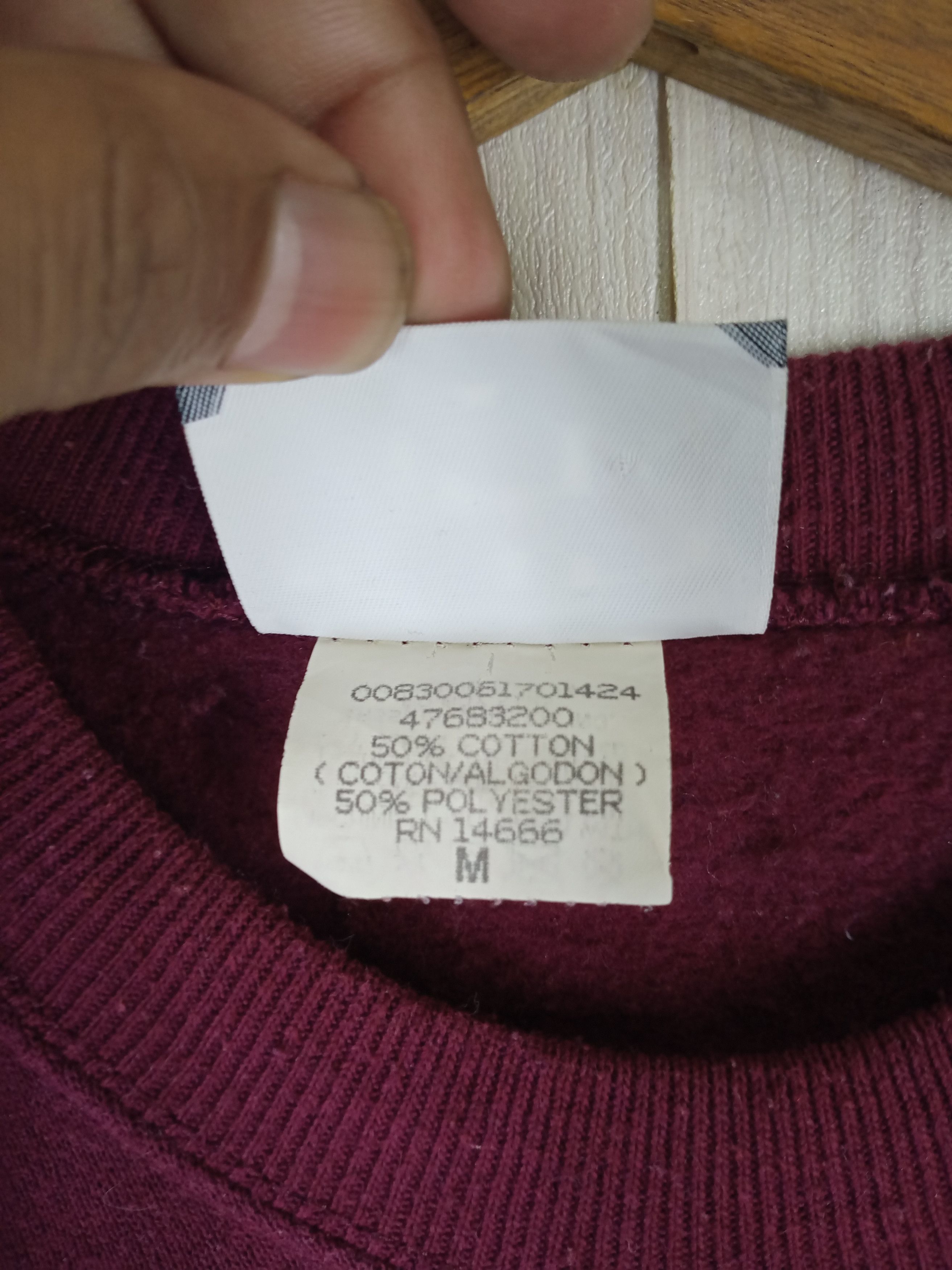 Lee × Vintage Rare Vintage 90s Lee Big Logo Crewneck Sweatshirt Pullover Size US M / EU 48-50 / 2 - 5 Thumbnail