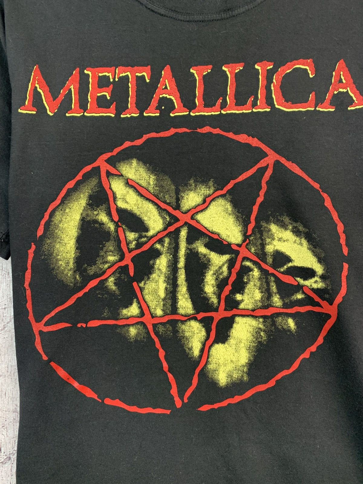 Band Tees Vintage Metallica Vintage Pentagram T-Shirts Size US M / EU 48-50 / 2 - 5 Thumbnail