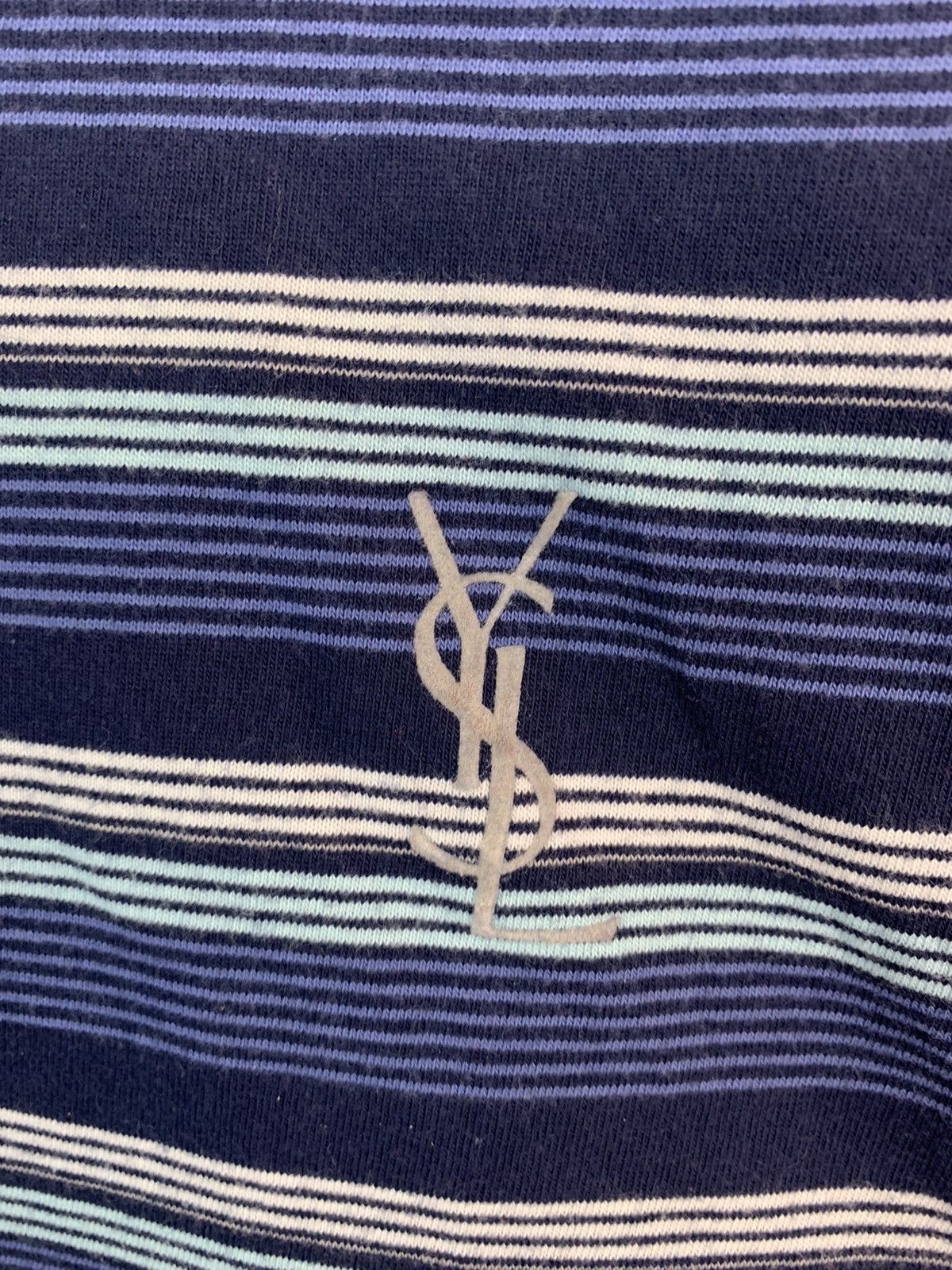 Vintage Yves Saint Laurent YSL logo Polo T-shirt Size US XXL / EU 58 / 5 - 6 Thumbnail