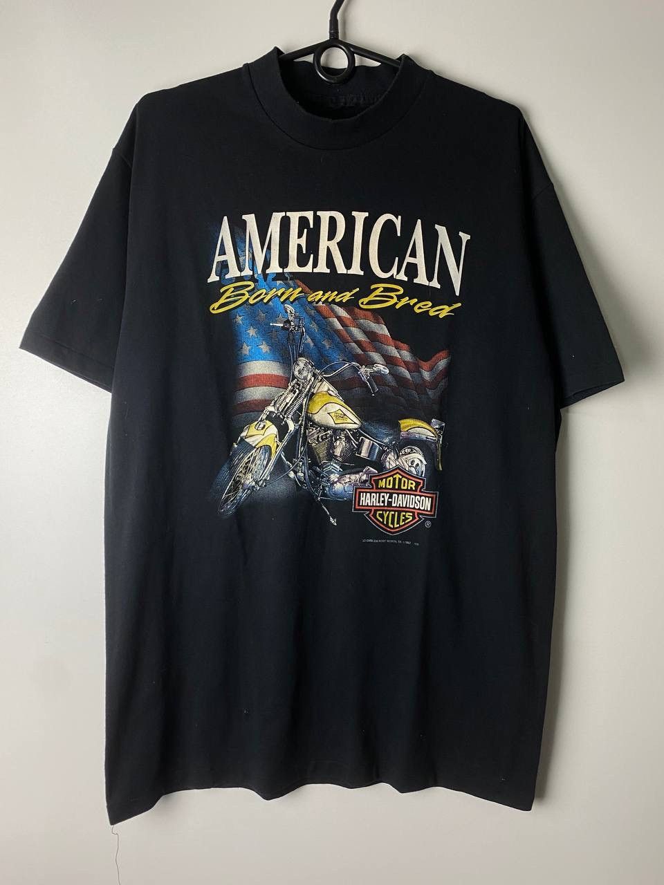 Vintage Harley Davidson 3D 1992 vintage t-shirt size XL Size US XL / EU 56 / 4 - 1 Thumbnail
