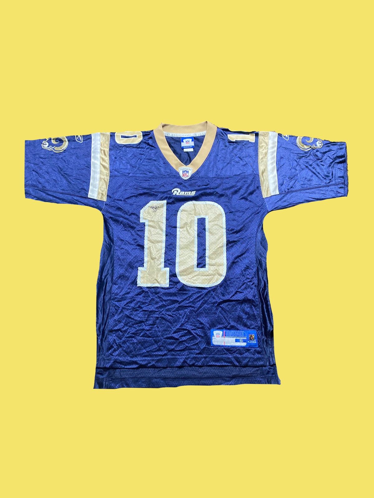 Y2K Marshall Faulk St. Louis Rams NFL Nike Jersey 