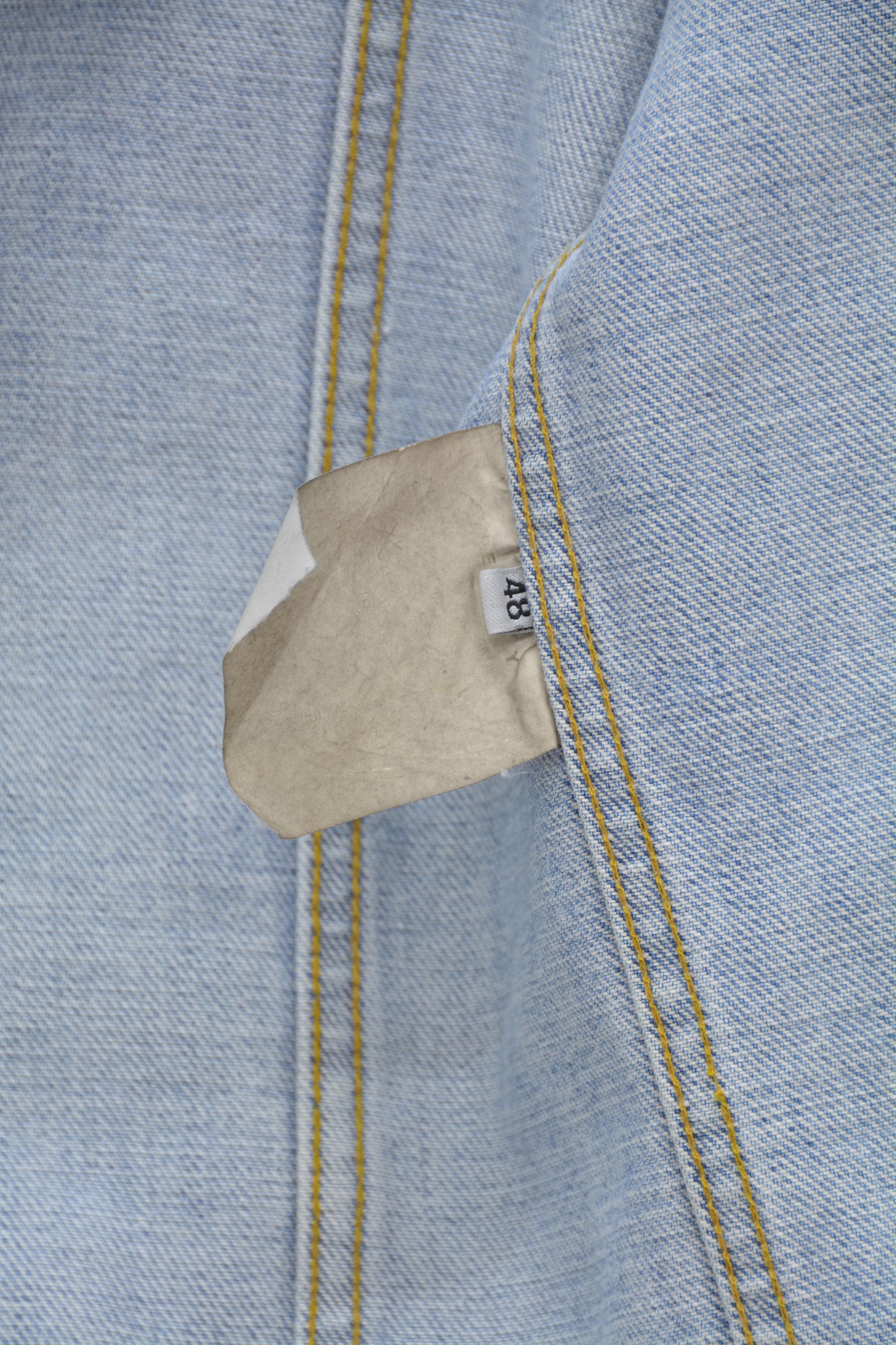 Helmut Lang vintage clean denim slim 2 pocket Helmut trucker Size US M / EU 48-50 / 2 - 12 Thumbnail