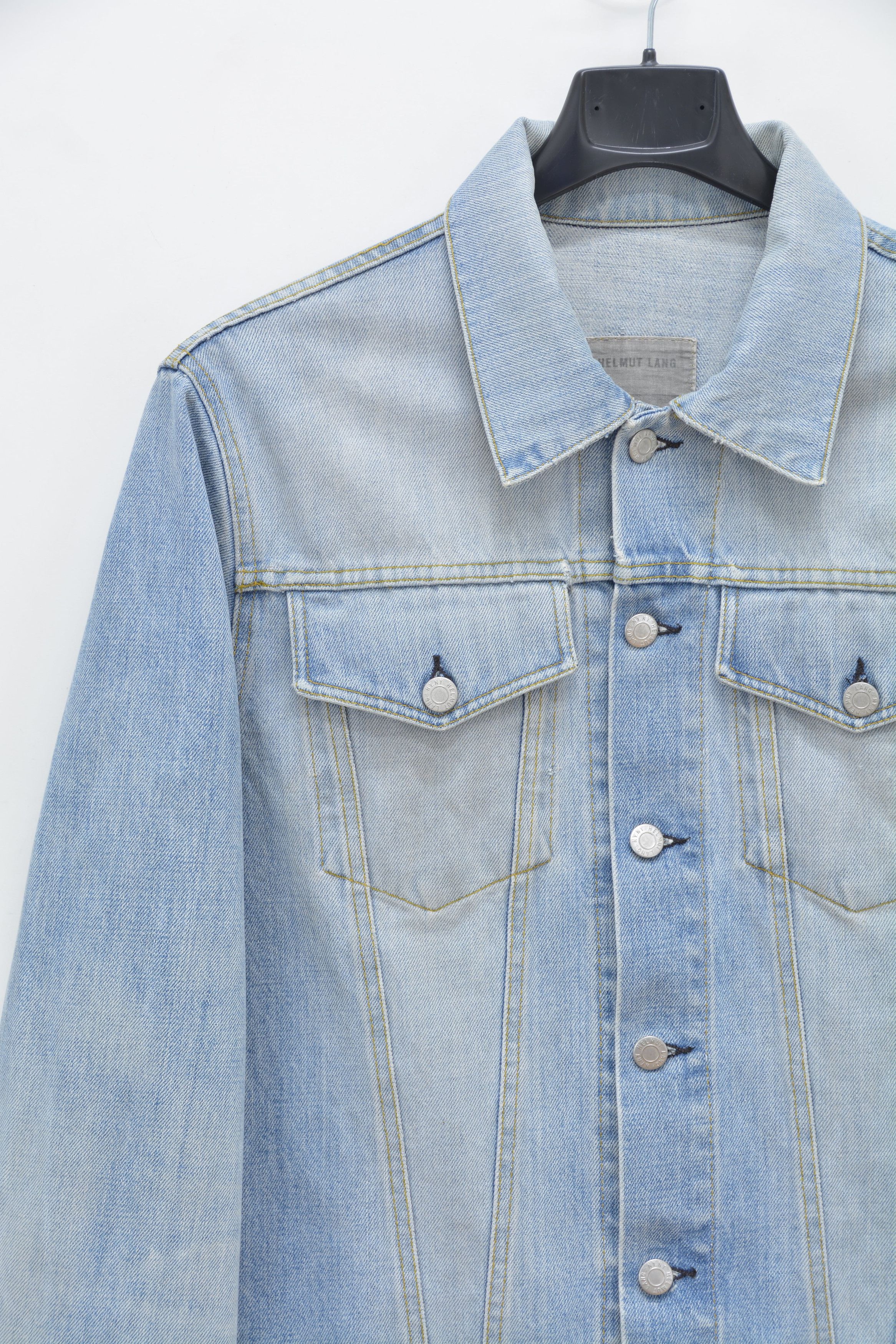 Helmut Lang vintage clean denim slim 2 pocket Helmut trucker Size US M / EU 48-50 / 2 - 3 Thumbnail