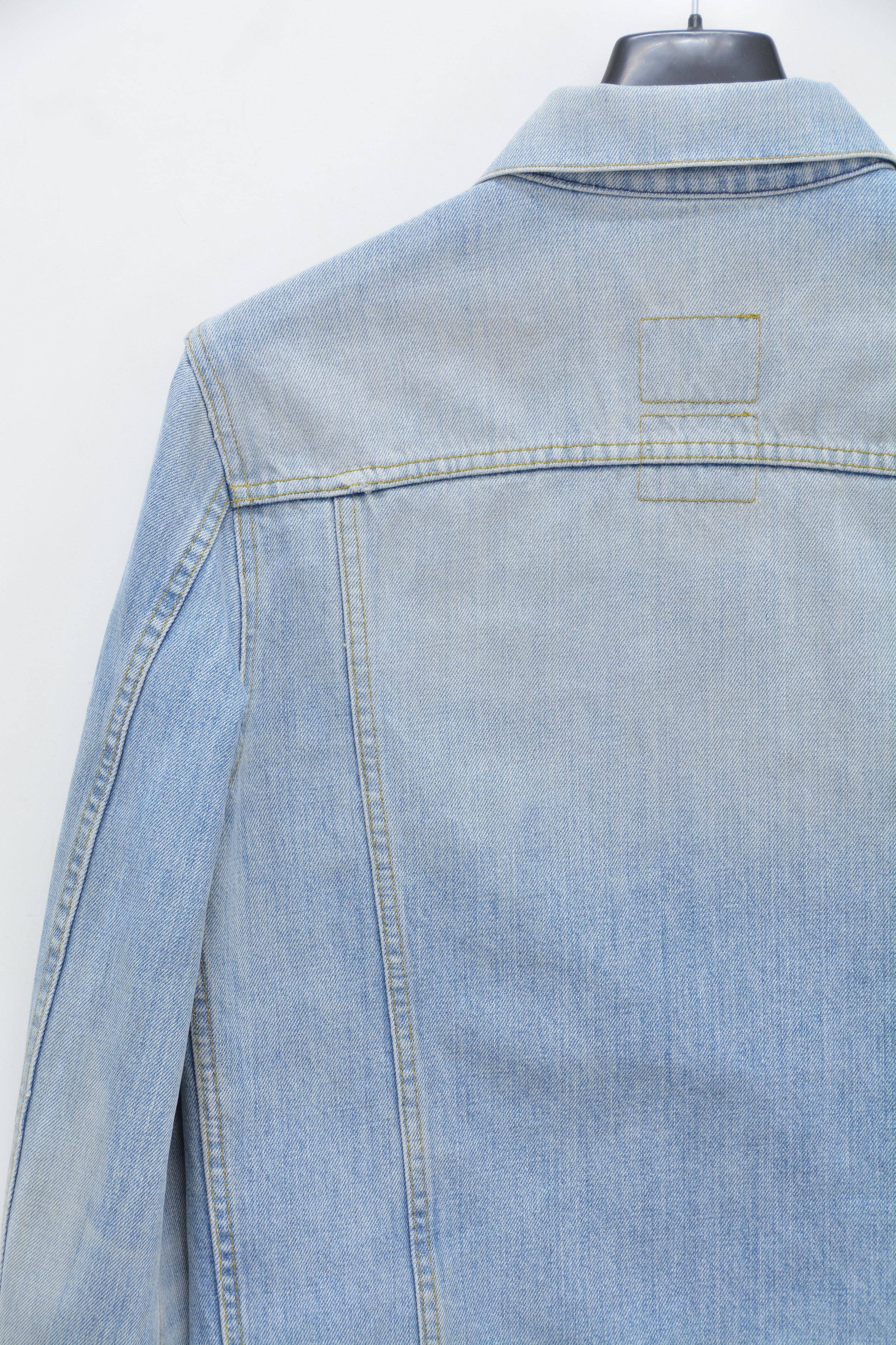 Helmut Lang vintage clean denim slim 2 pocket Helmut trucker Size US M / EU 48-50 / 2 - 8 Thumbnail