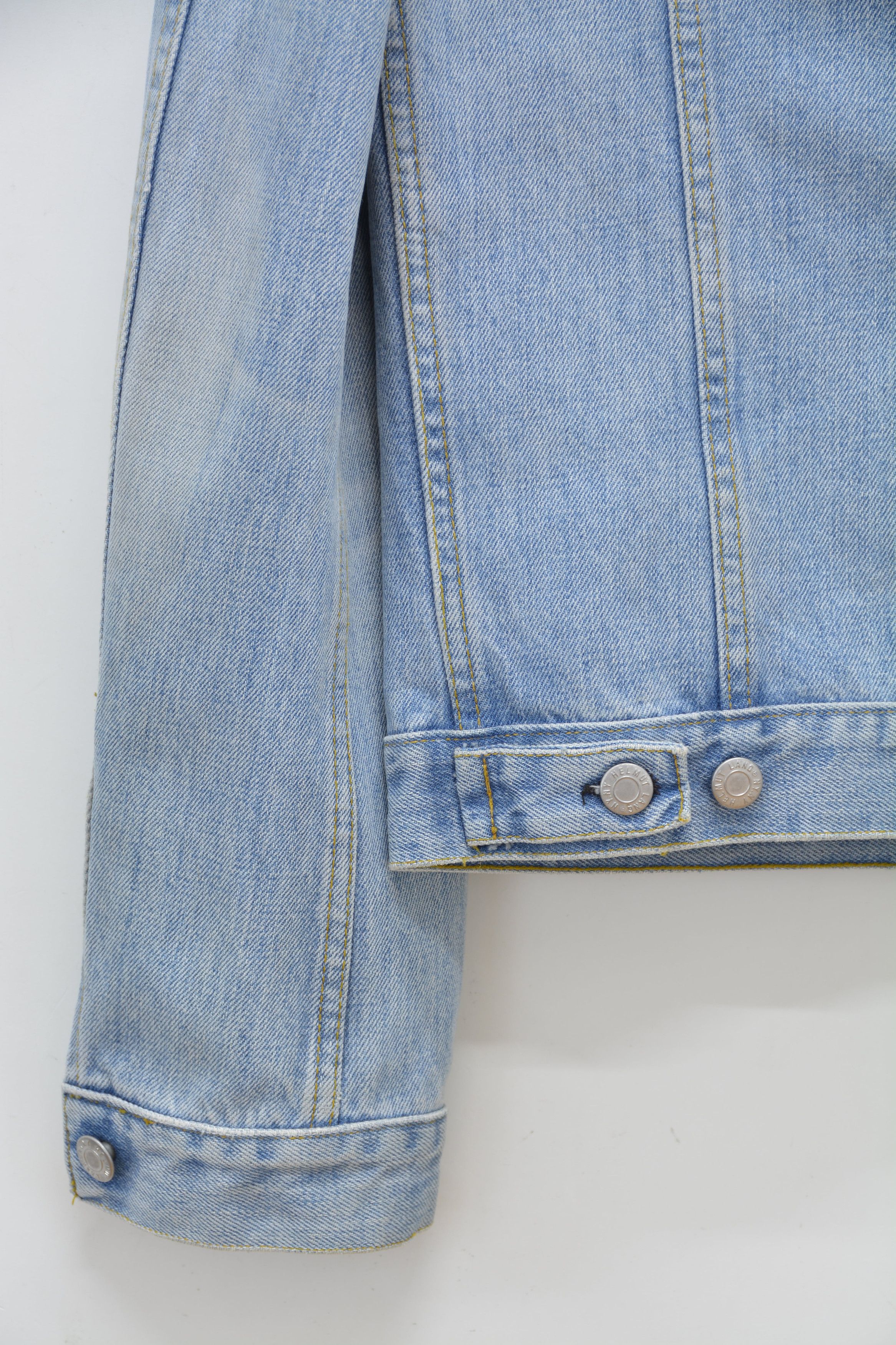 Helmut Lang vintage clean denim slim 2 pocket Helmut trucker Size US M / EU 48-50 / 2 - 10 Thumbnail
