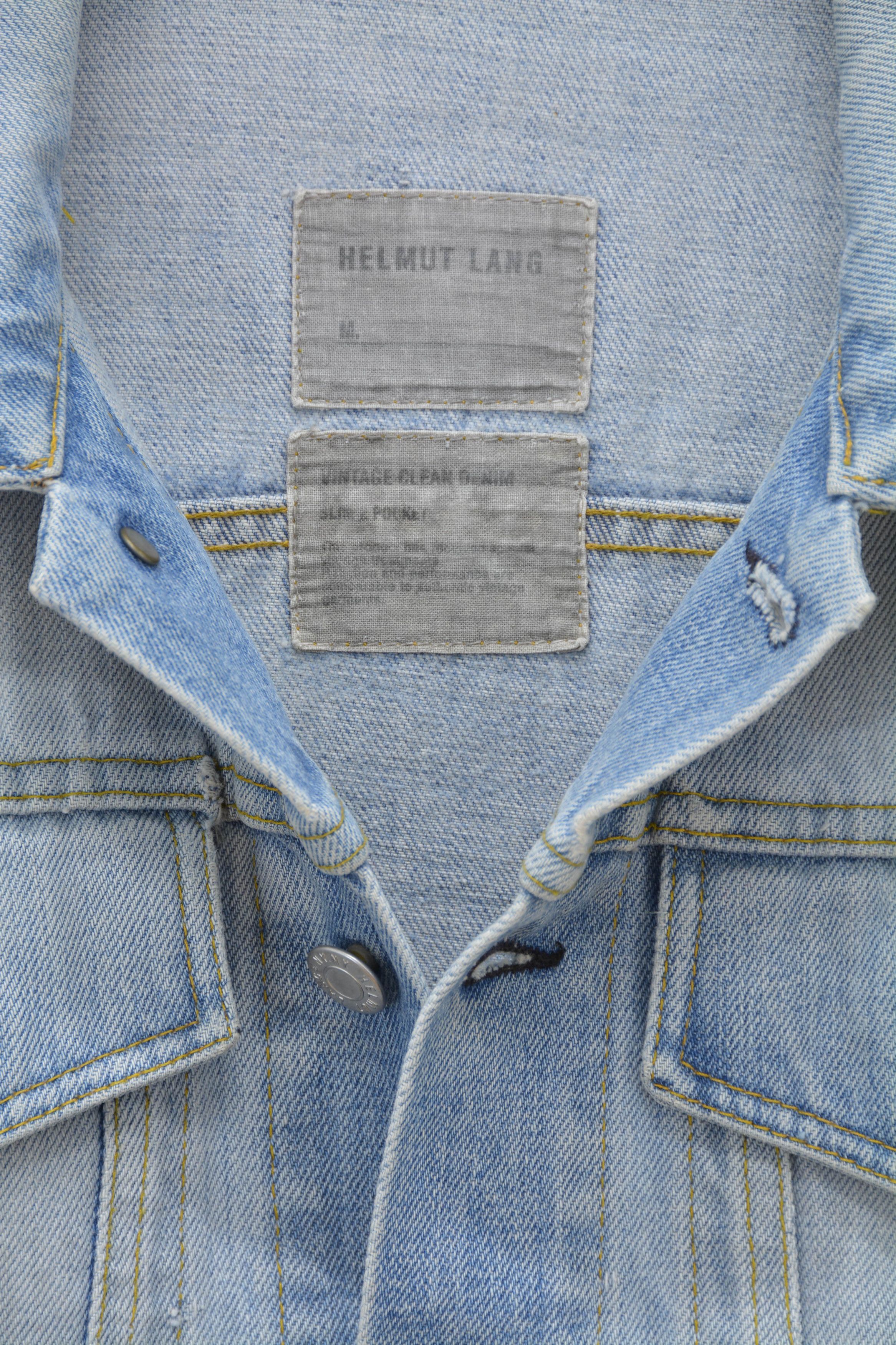 Helmut Lang vintage clean denim slim 2 pocket Helmut trucker Size US M / EU 48-50 / 2 - 11 Thumbnail