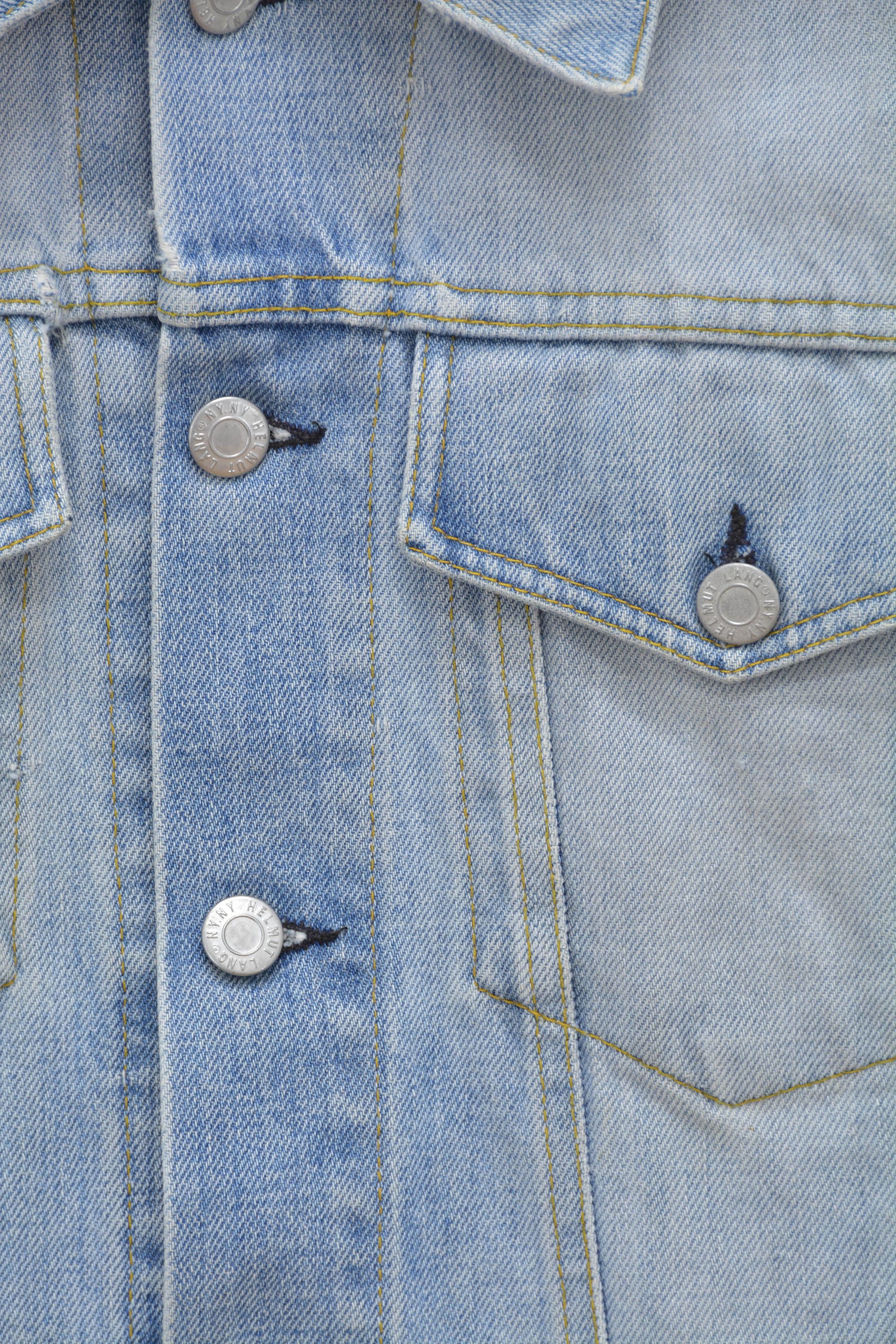Helmut Lang vintage clean denim slim 2 pocket Helmut trucker Size US M / EU 48-50 / 2 - 5 Thumbnail