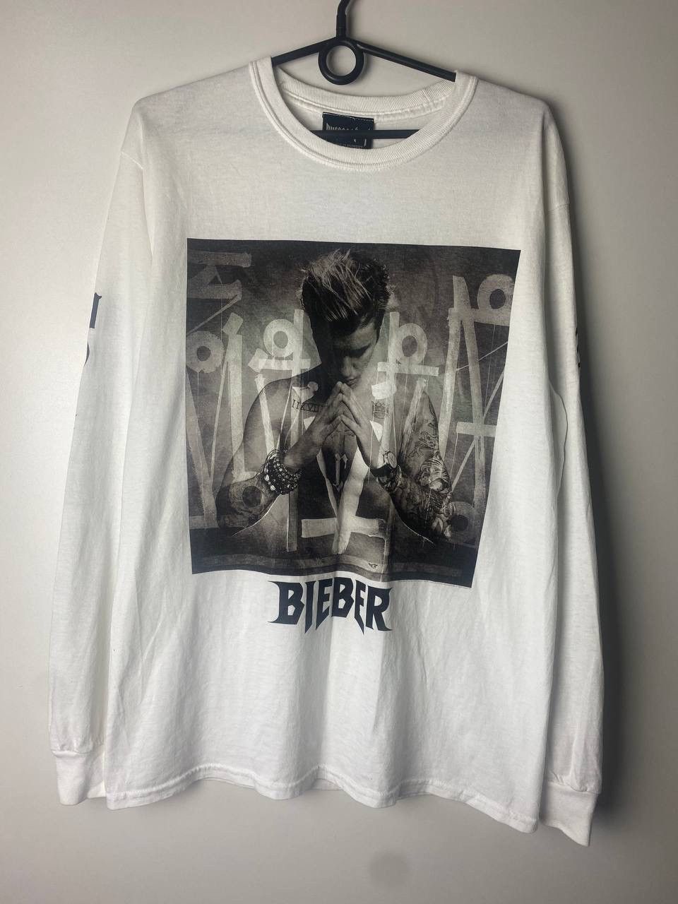 Vintage Justin Bieber vintage long sleeve size M Size US M / EU 48-50 / 2 - 1 Thumbnail