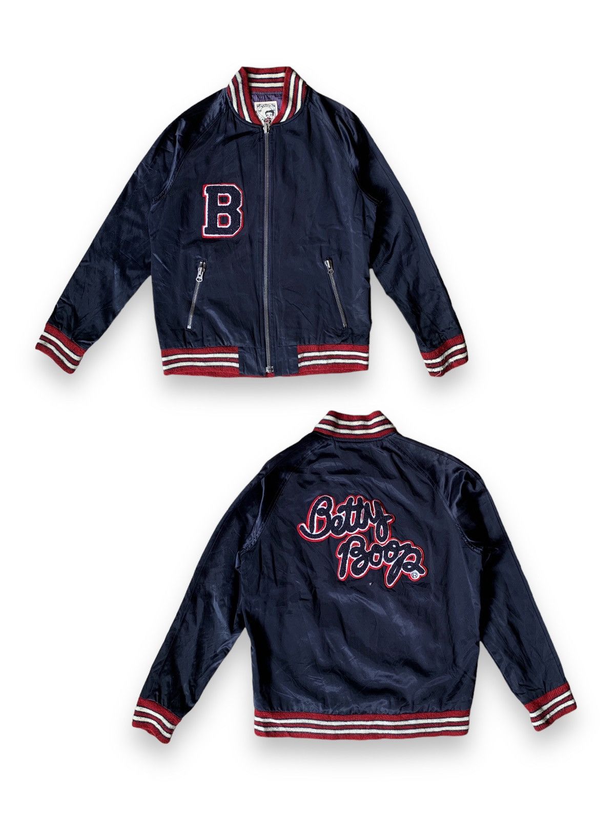 Vintage Vintage betty boop by moussy cartoon varsity jacket rare ...