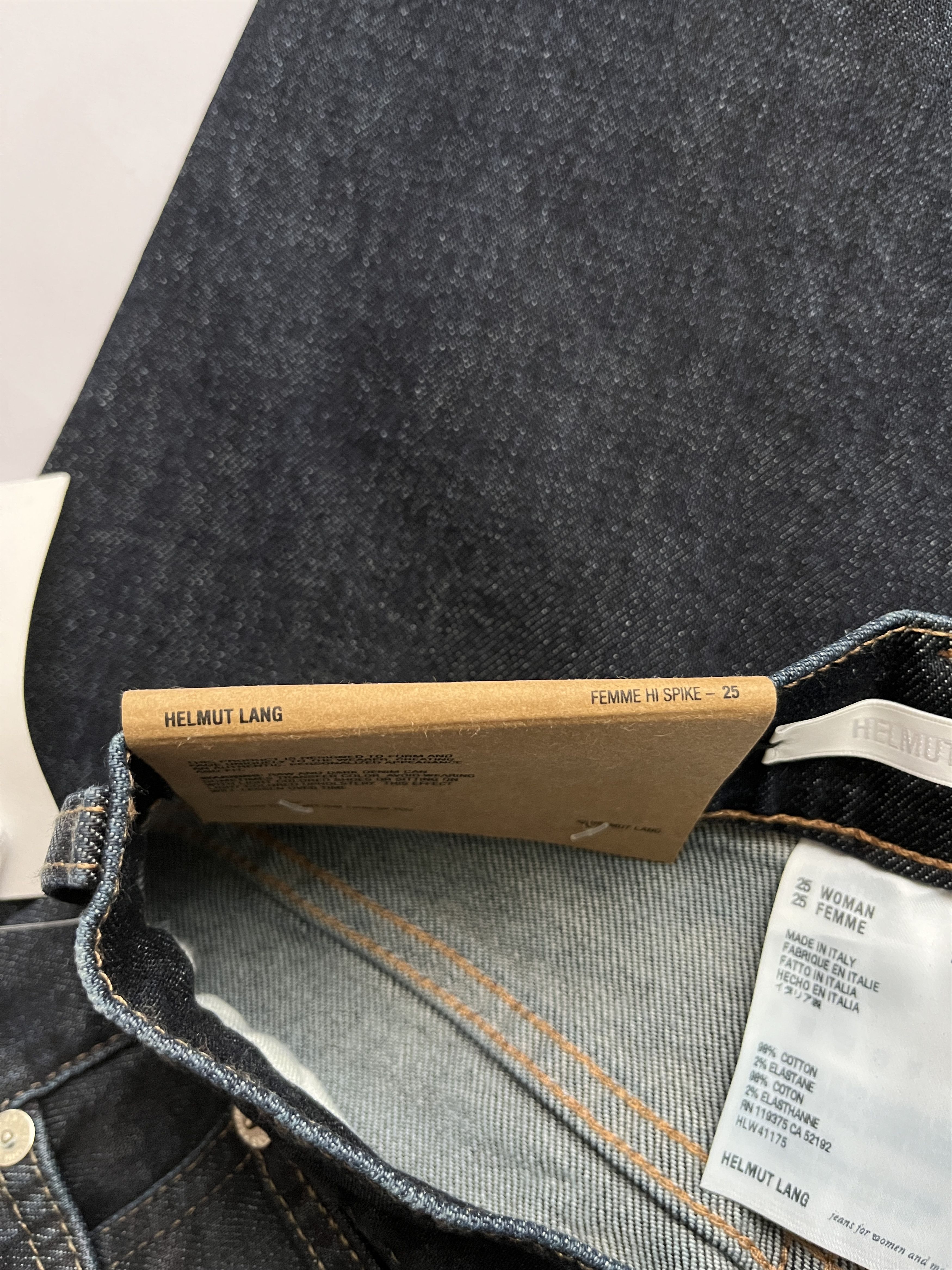 Helmut Lang QUICK SALE⚡️Helmut Lang Raw Blue High Rise Jeans Size 25" / US 0 / IT 36 - 4 Thumbnail