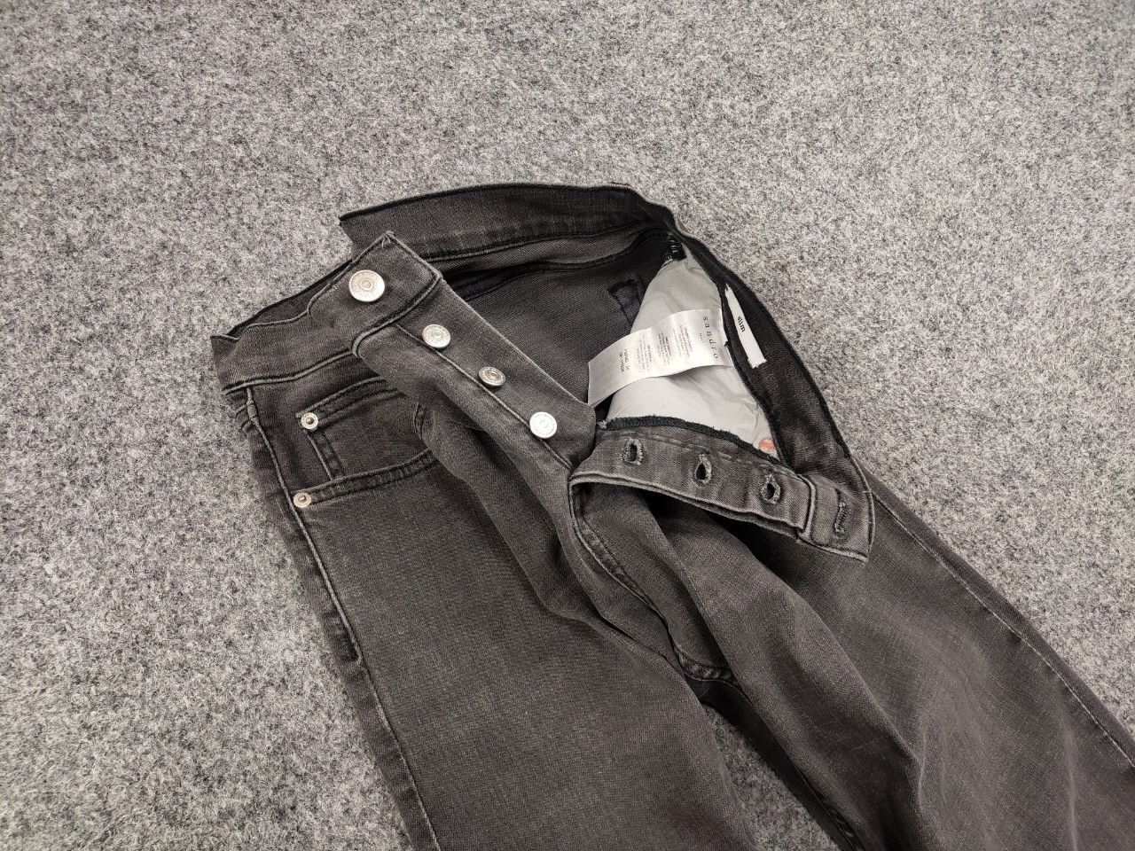 Sandro Sandro Designer Premium Grey Denim Mens Jeans Size US 30 / EU 46 - 11 Thumbnail