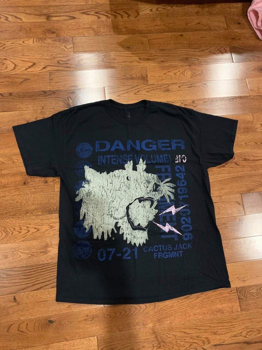 Travis Scott Travis Scott Cactus Jack For Fragment Danger Tee