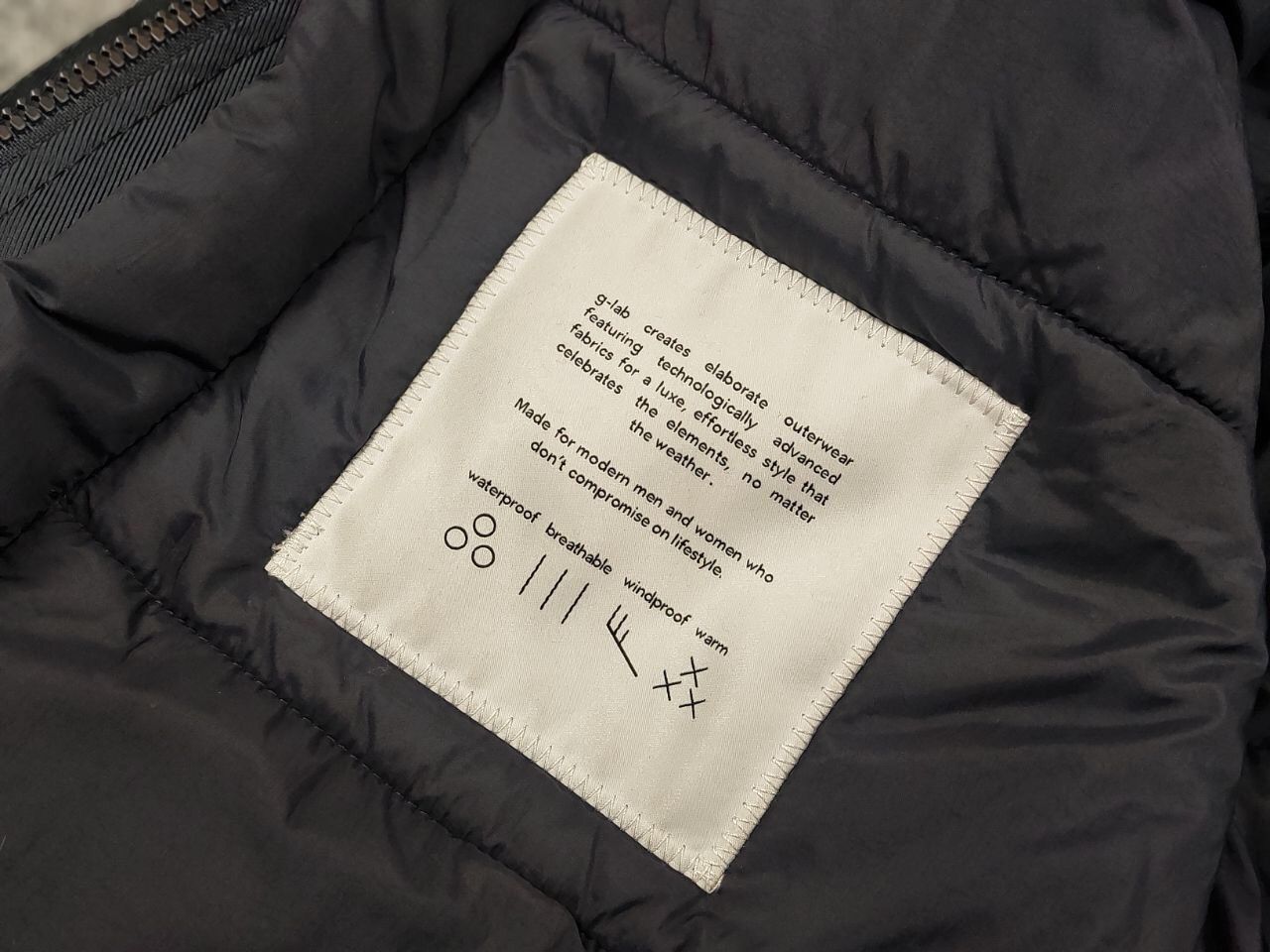g-lab G Lab Design Premium Primaloft Women's Navy Blue Jacket Size S / US 4 / IT 40 - 20 Thumbnail