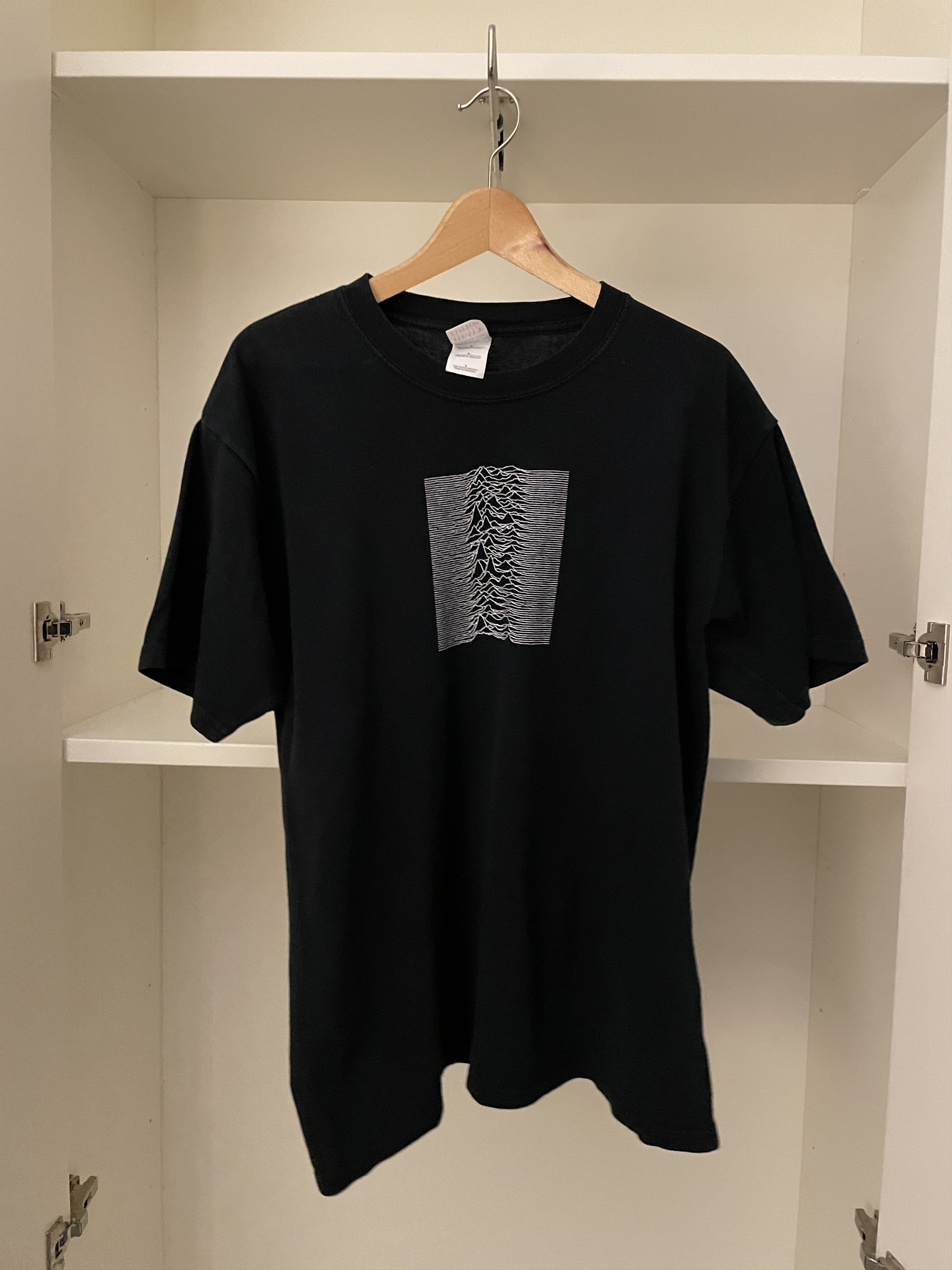 Vintage Joy Division Unknown Pleasures Tee T-Shirt Black