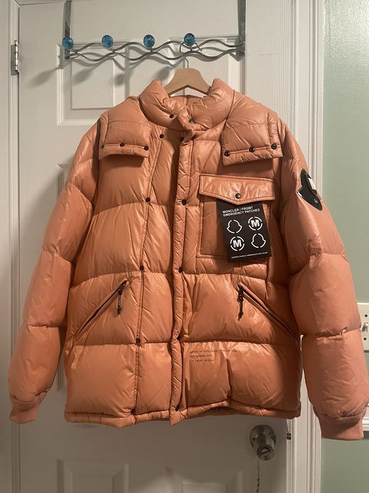 Moncler fragment cheap jacket orange