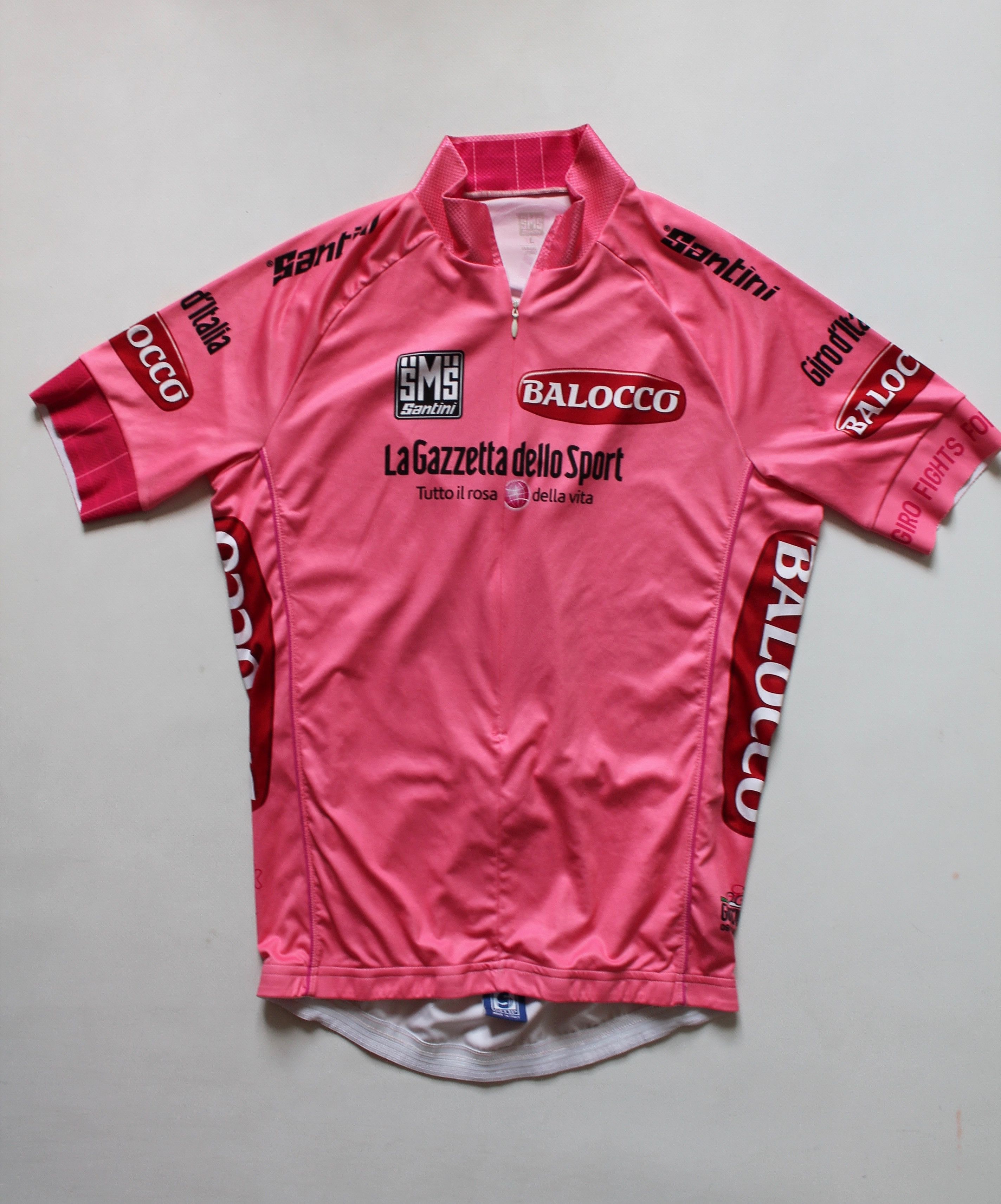 Santini Giro d'Italia 2015 Leaders Kids Short Sleeve Jersey Sigma Sports