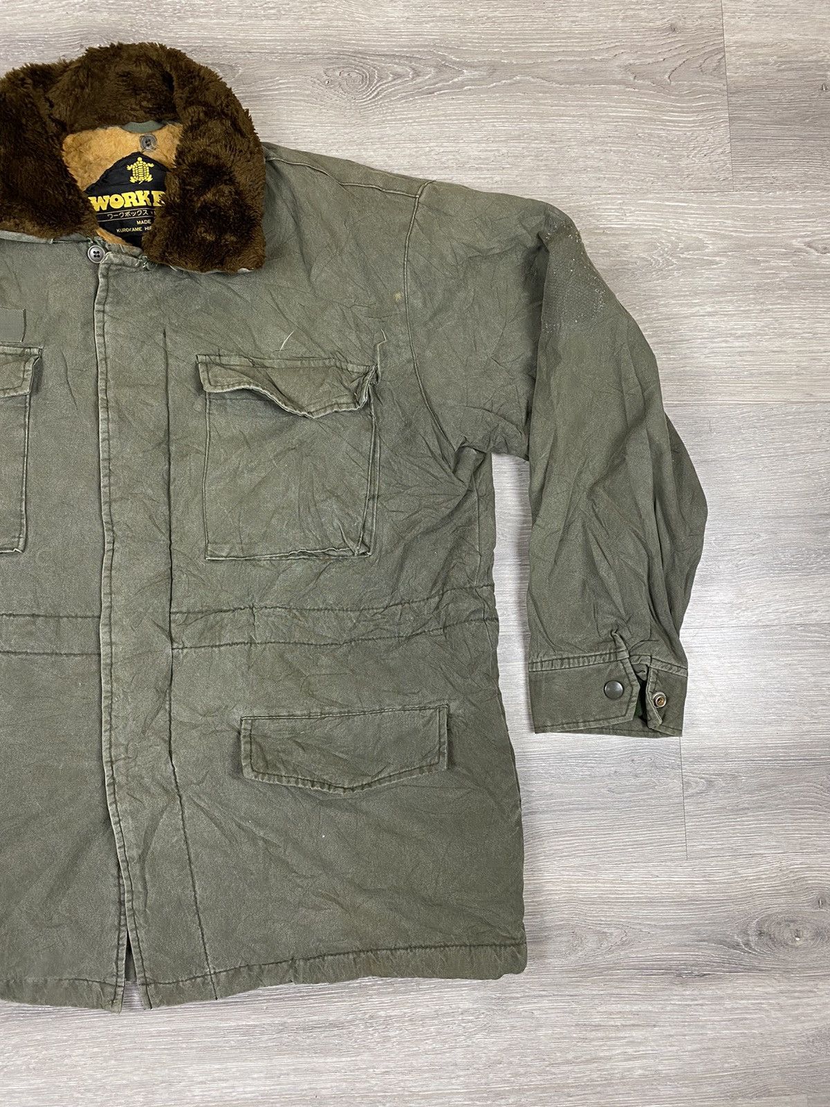 Vintage Vintage 90's Sherpa Jacket inspired M65 Field Jacket Size US XL / EU 56 / 4 - 3 Thumbnail