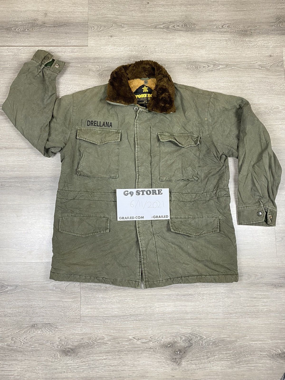 Vintage Vintage 90's Sherpa Jacket inspired M65 Field Jacket Size US XL / EU 56 / 4 - 2 Thumbnail