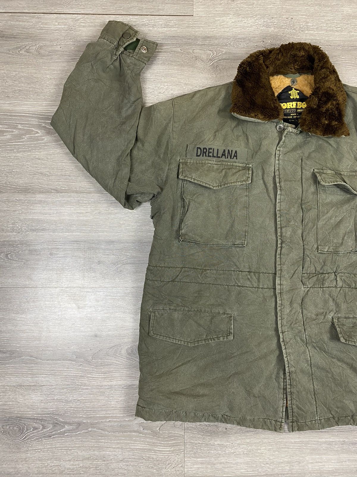 Vintage Vintage 90's Sherpa Jacket inspired M65 Field Jacket Size US XL / EU 56 / 4 - 4 Thumbnail