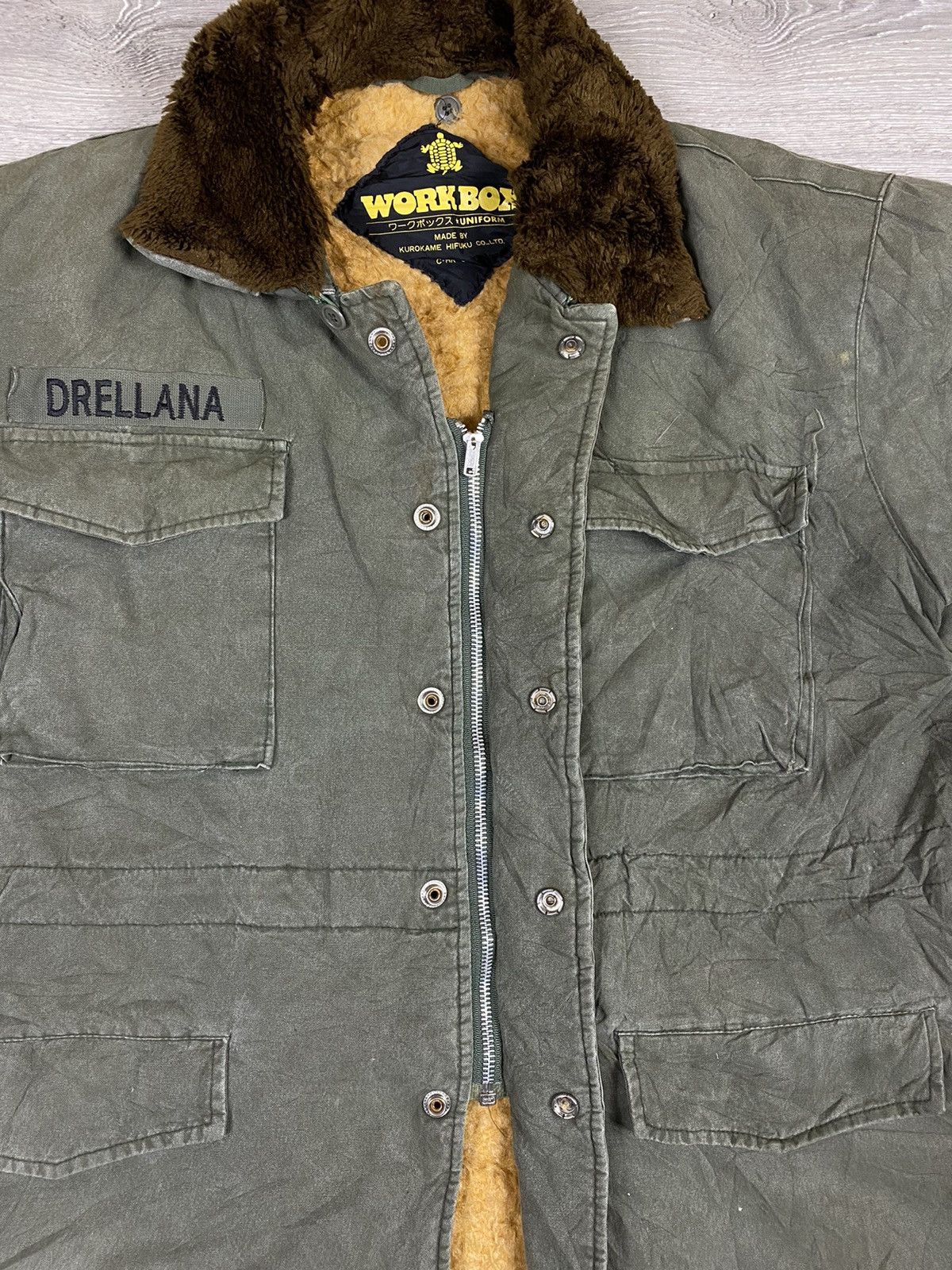 Vintage Vintage 90's Sherpa Jacket inspired M65 Field Jacket Size US XL / EU 56 / 4 - 6 Thumbnail
