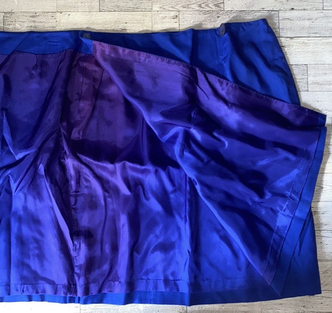 Preston & York × Vintage Preston & York, VTG, Royal Blue, Wrap Skirt Size 30" / US 8 / IT 44 - 6 Thumbnail
