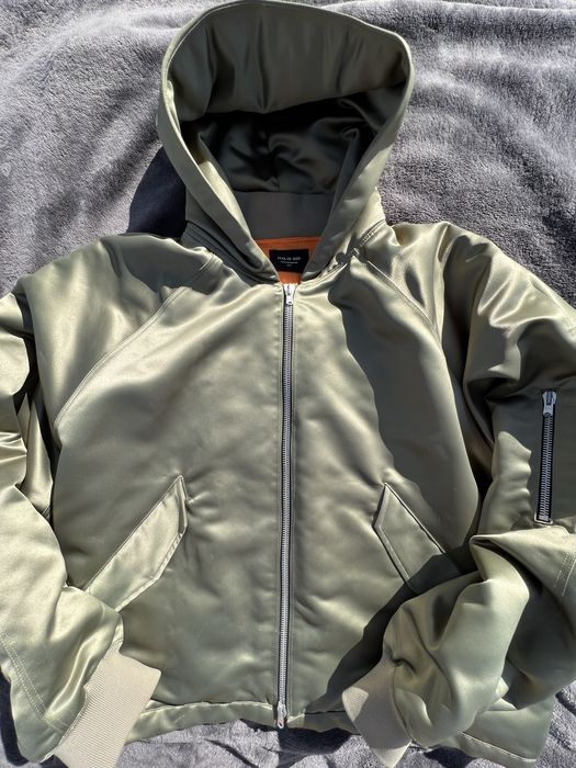 Fear of God Fear of God 5th Collection Satin Hooded Bomber | Grailed