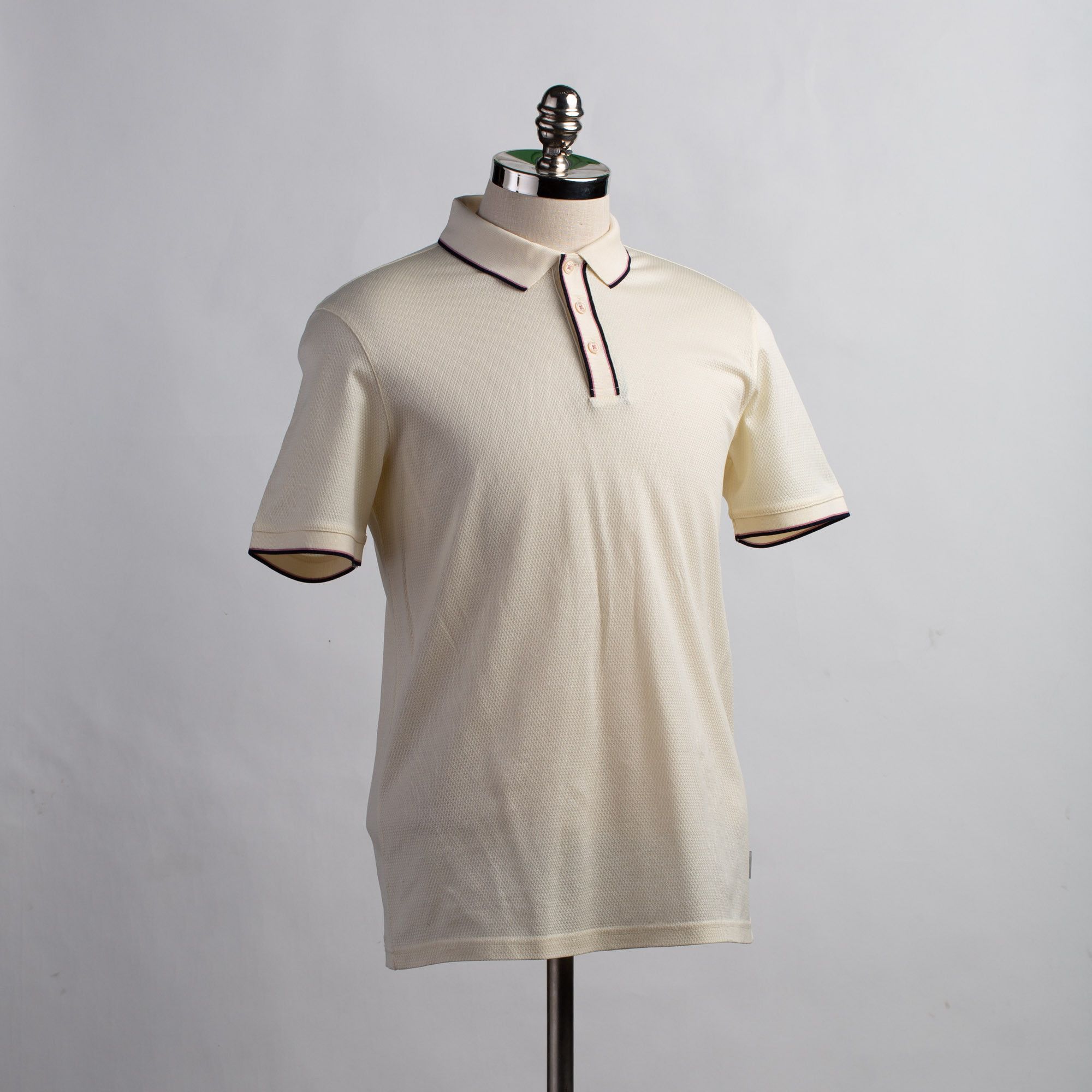 Ted Baker NWT CHIPS - Textured Cotton Polo Shirt Size US S / EU 44-46 / 1 - 1 Thumbnail